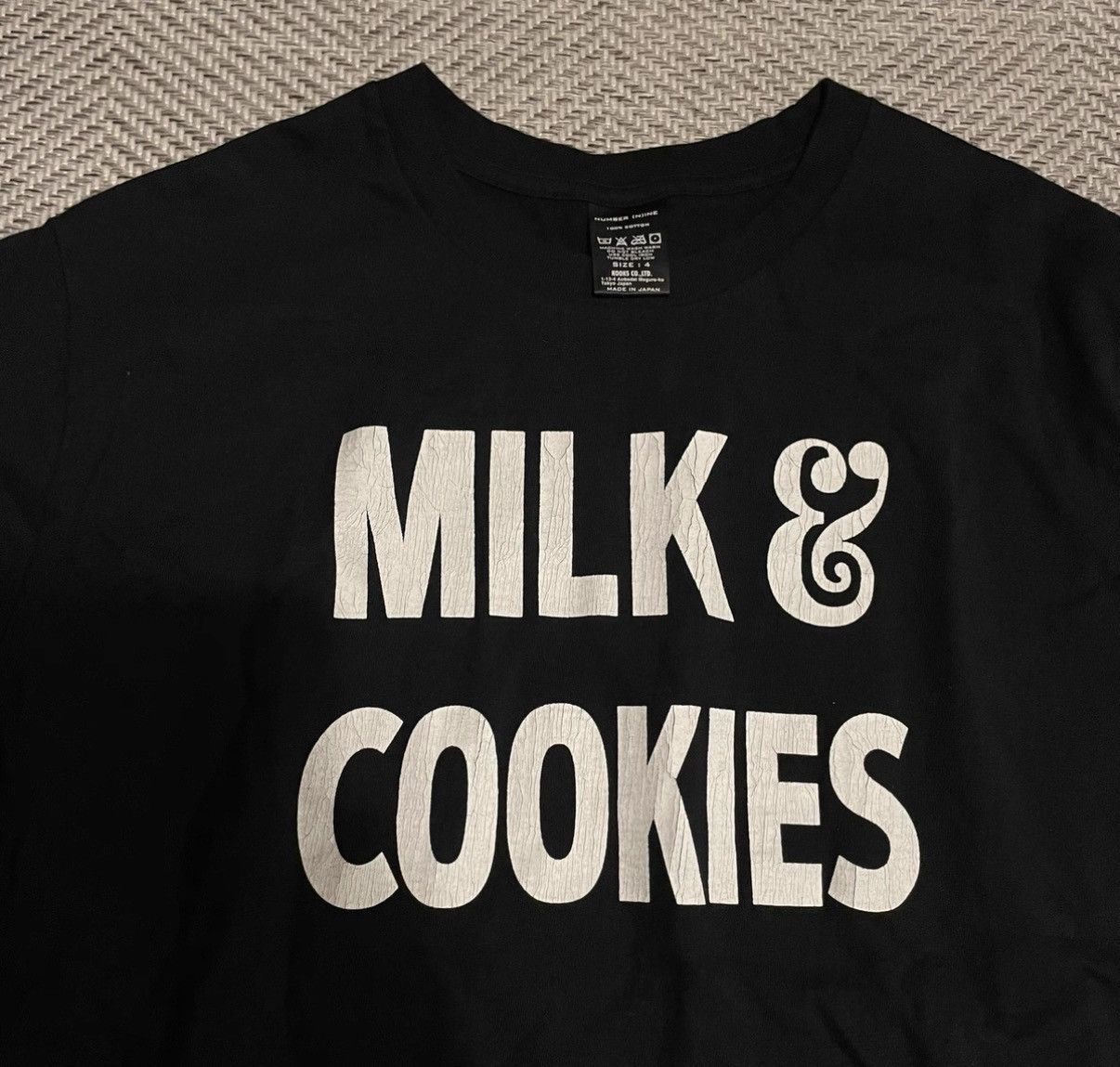 Number (N)ine Number Nine Travis Scott Style Milk Cookie Tee K24 Size US XL / EU 56 / 4 - 2 Thumbnail