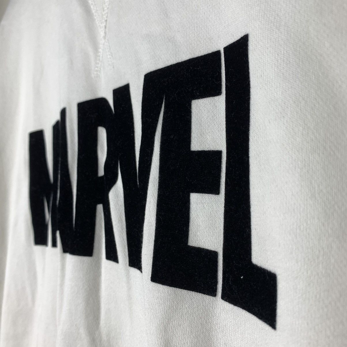 Japanese Brand × Marvel Comics × Vintage LAST DROP‼️ Vintage GU x Marvel Short Sleeve Sweatshirt Size US XL / EU 56 / 4 - 7 Thumbnail