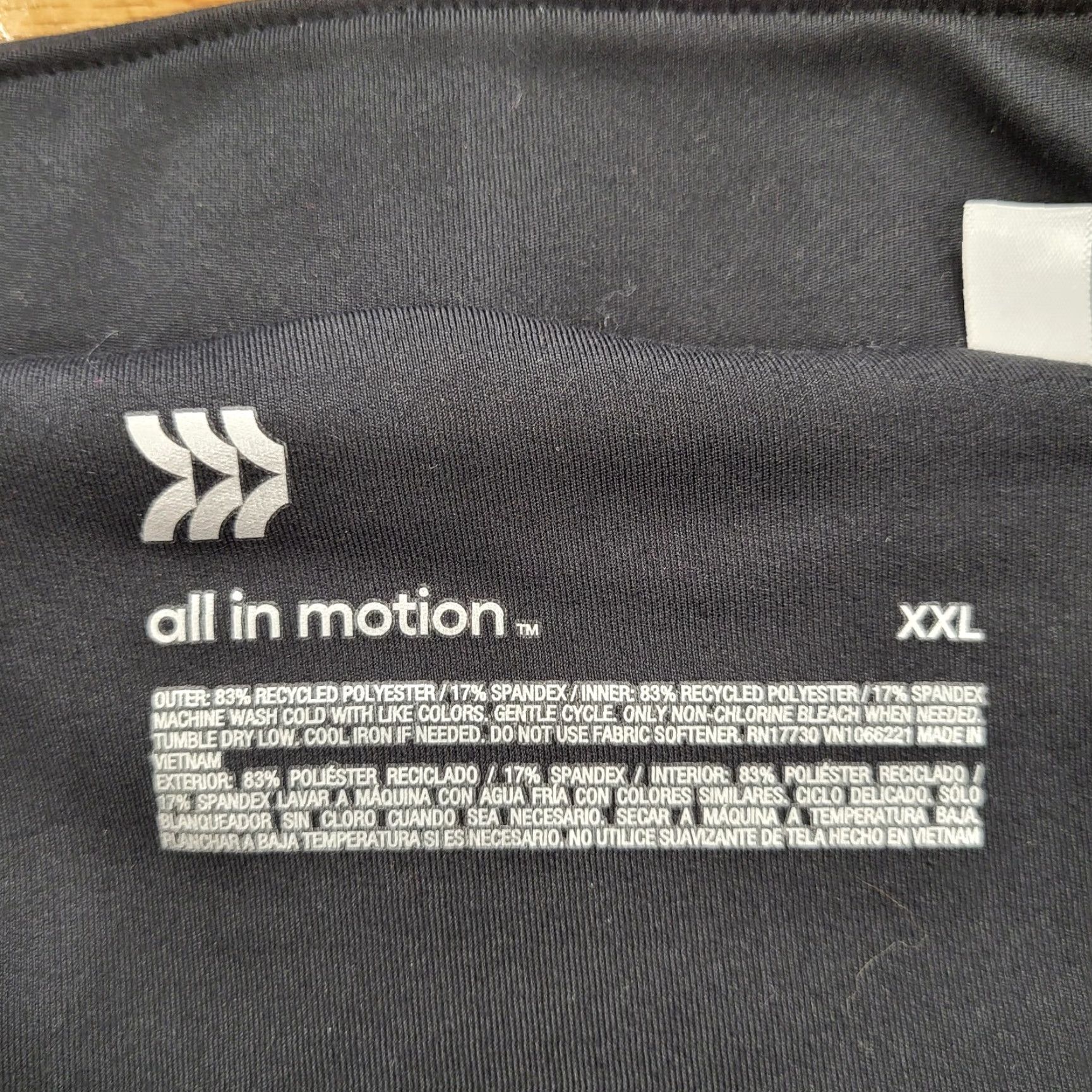 Vintage All in Motion Skort Women's XXL Active Tennis Pockets Black Light Shorts Activewear Athletic Size 40" / US 18 - 3 Thumbnail