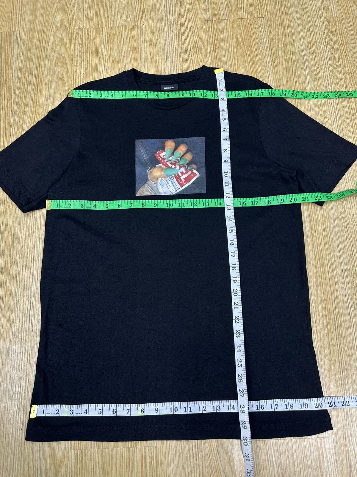 Diesel Diesel Black Printed Tshirt A936 Size US M / EU 48-50 / 2 - 5 Thumbnail