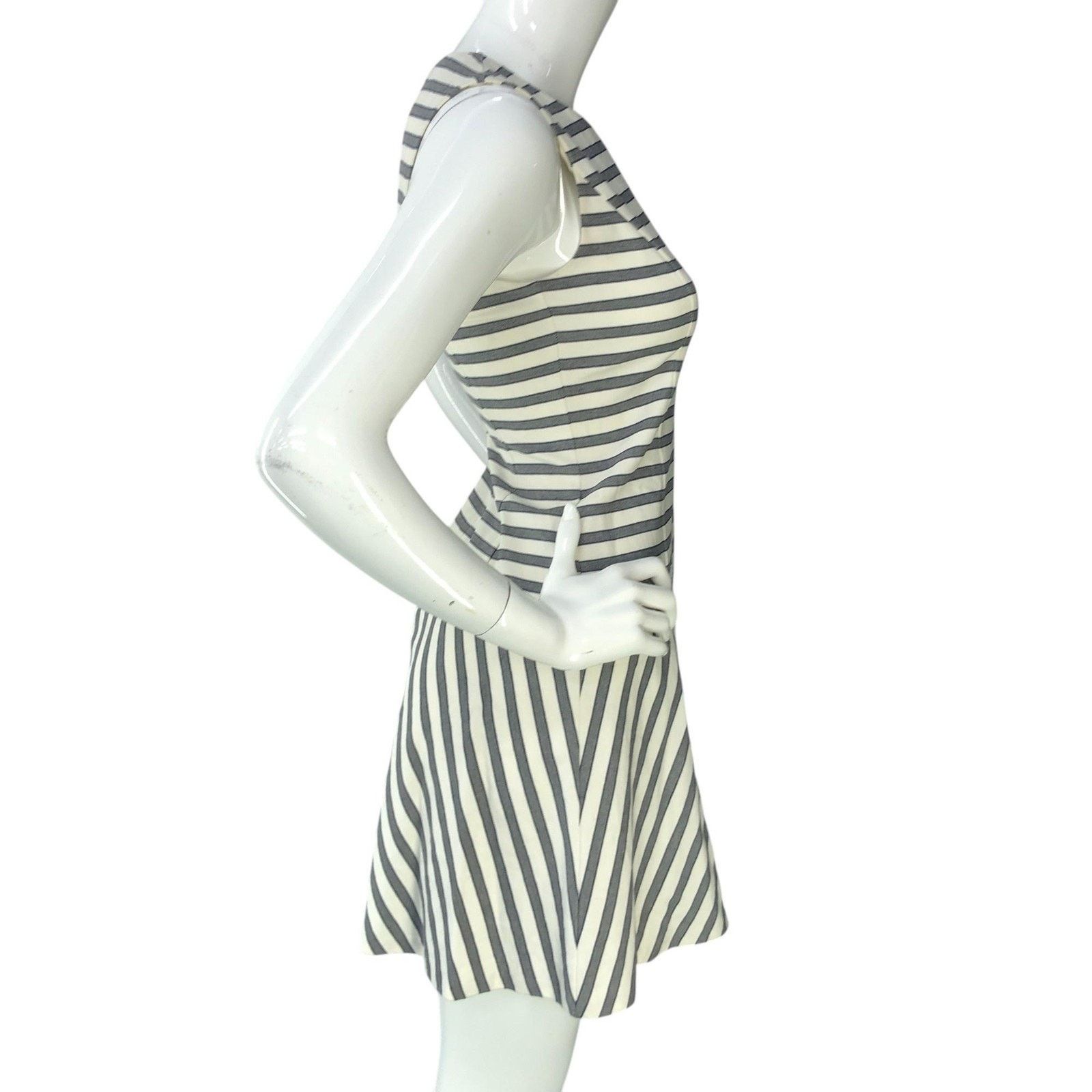 Theory Theory Dress 0 Stripe Sleeveless Alaqua Eastview Skater NEW Size XS / US 0-2 / IT 36-38 - 9 Thumbnail