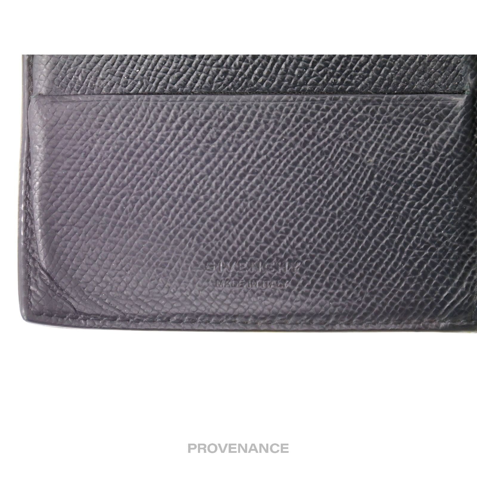 Givenchy 🔴 Givenchy Bifold Wallet - Black Grained Leather Size ONE SIZE - 4 Thumbnail
