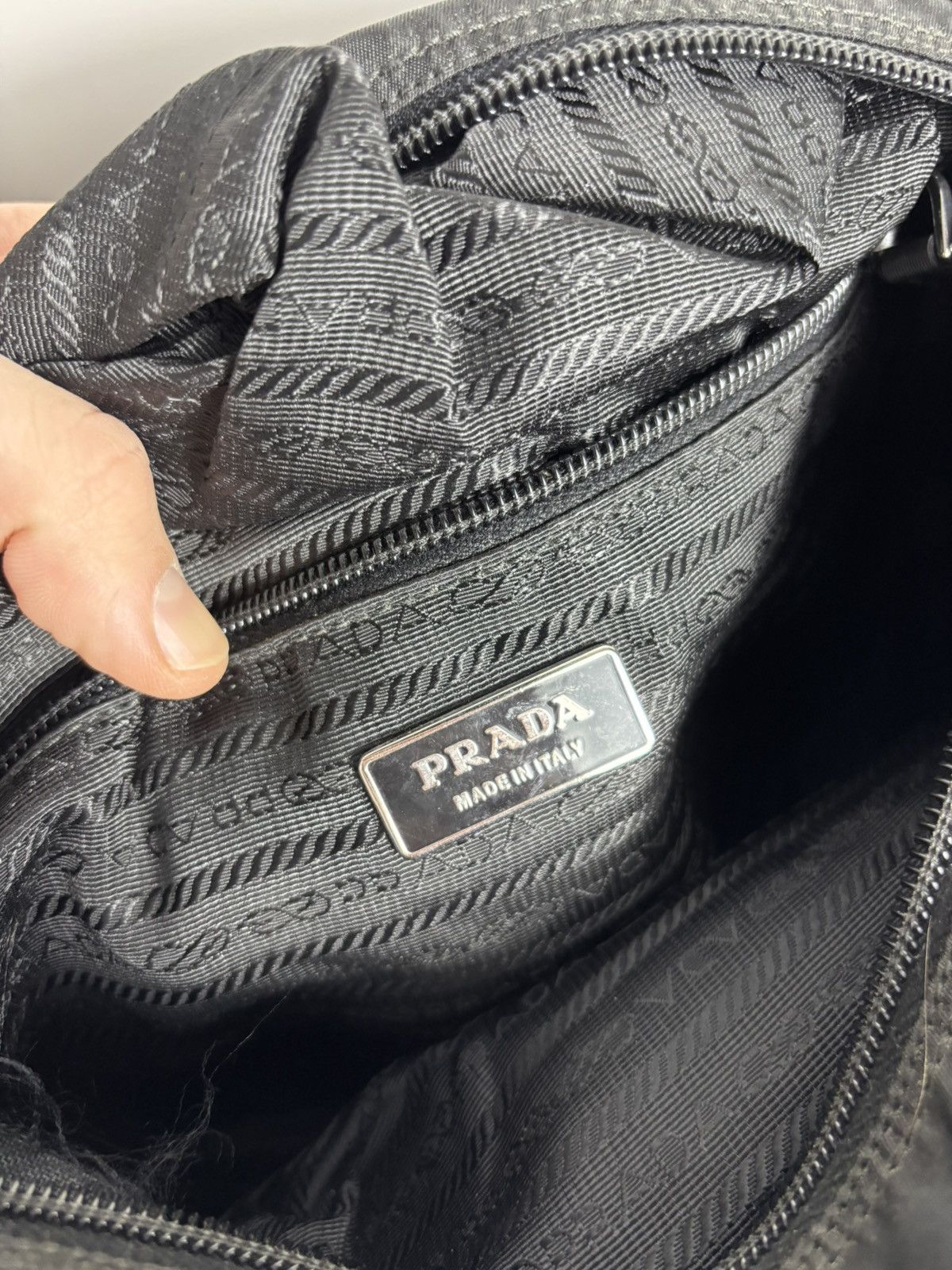 Prada Vintage Prada Nylon Satchel Bag Size ONE SIZE - 9 Thumbnail