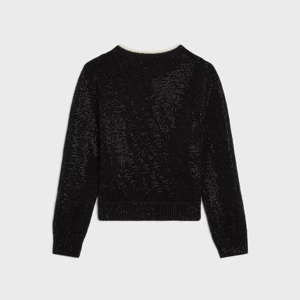 Celine o1w1db10125 2AE6C397W Embroidered Crewneck Sweater Size M / US 6-8 / IT 42-44 - 2 Thumbnail