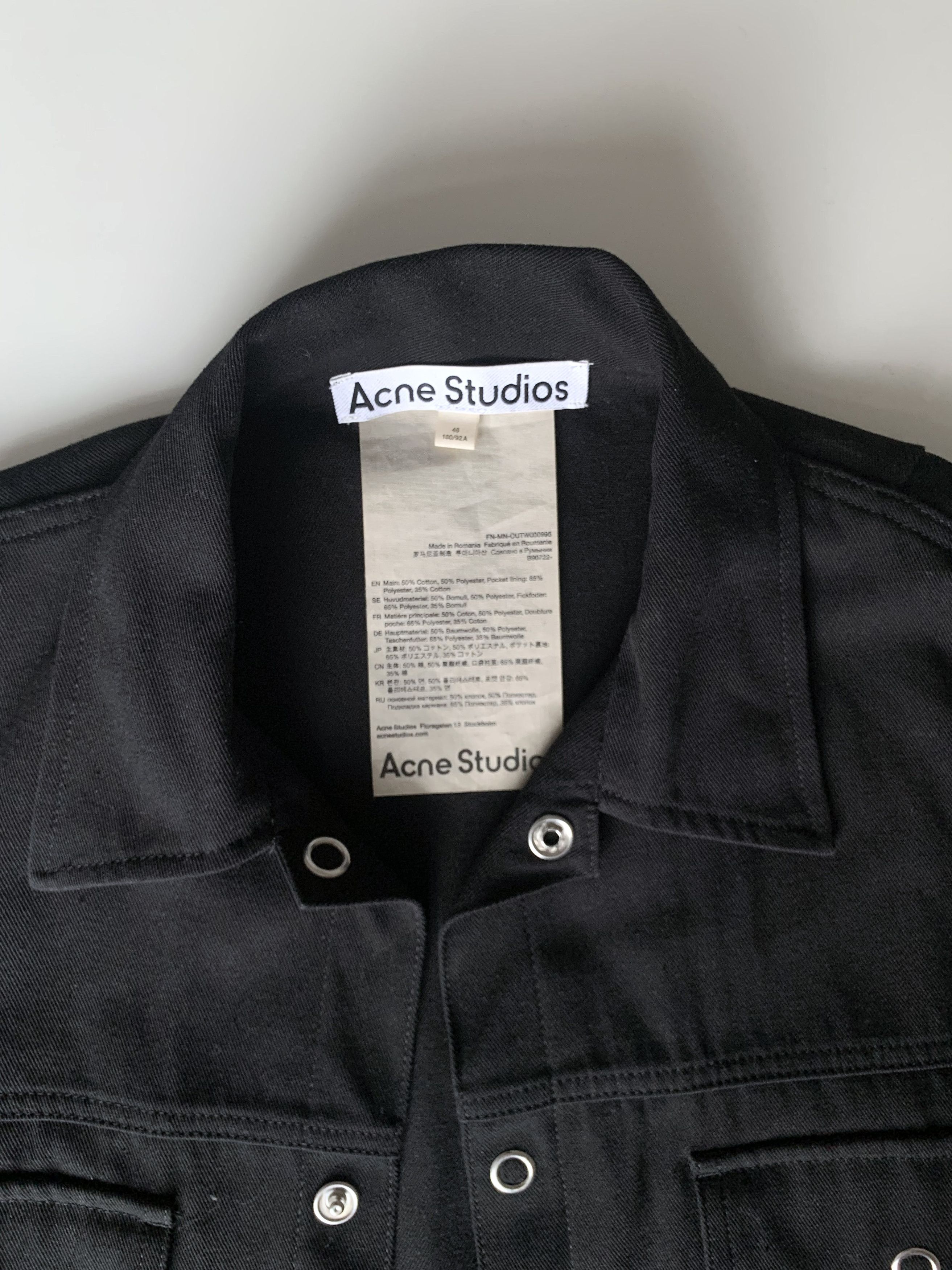 Acne Studios Ourle Cotton Mix Twill Jacket Size US S / EU 44-46 / 1 - 7 Thumbnail
