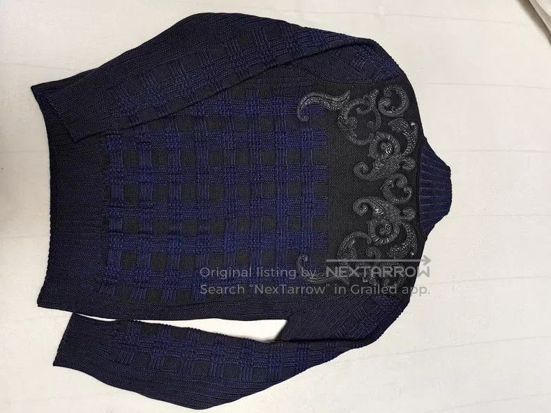 Versace Versace Men's wool knitted coat Size US S / EU 44-46 / 1 - 7 Thumbnail