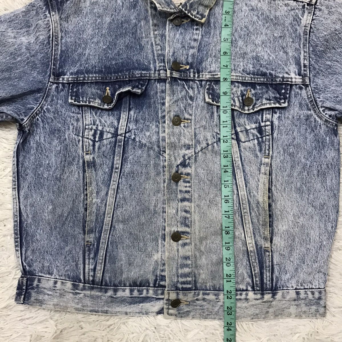 Japanese Brand Vintage Over Go Acid Wash Denim Jacket Size US M / EU 48-50 / 2 - 16 Thumbnail