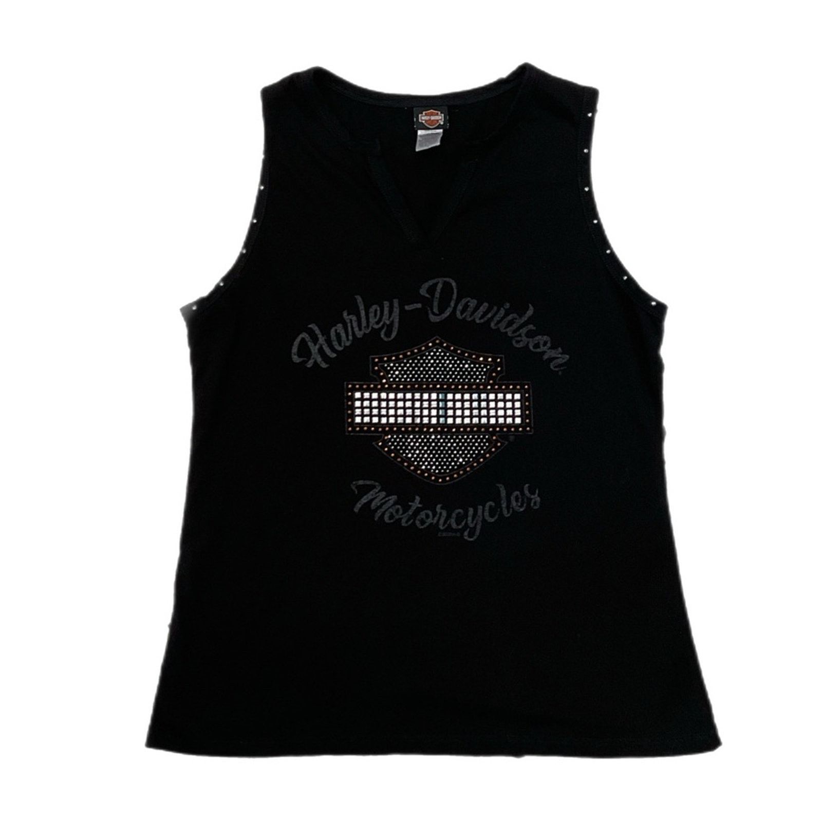 Harley Davidson Harley Davidson Women’s Bedazzled Tank Top Size L / US 10 / IT 46 - 1 Thumbnail