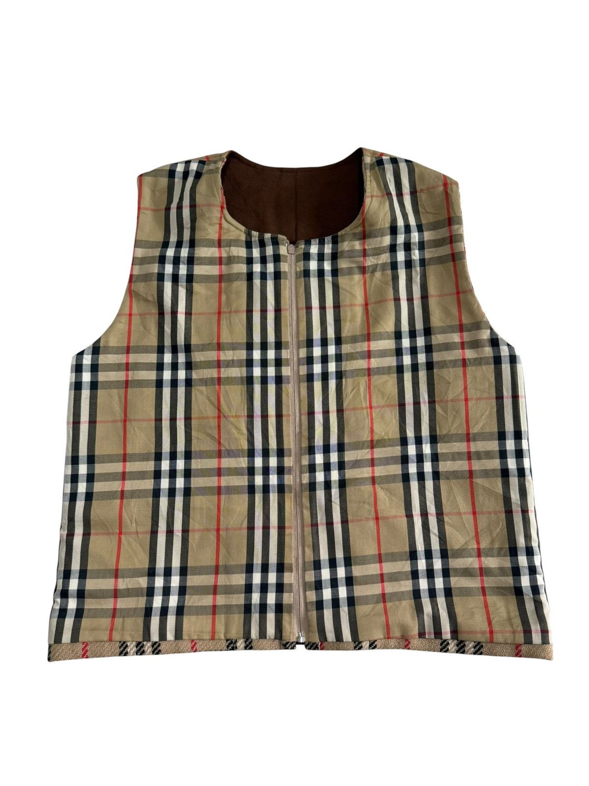 Burberry Reversible Vest Checkered Design Custom Burberrys Size US M / EU 48-50 / 2 - 3 Thumbnail