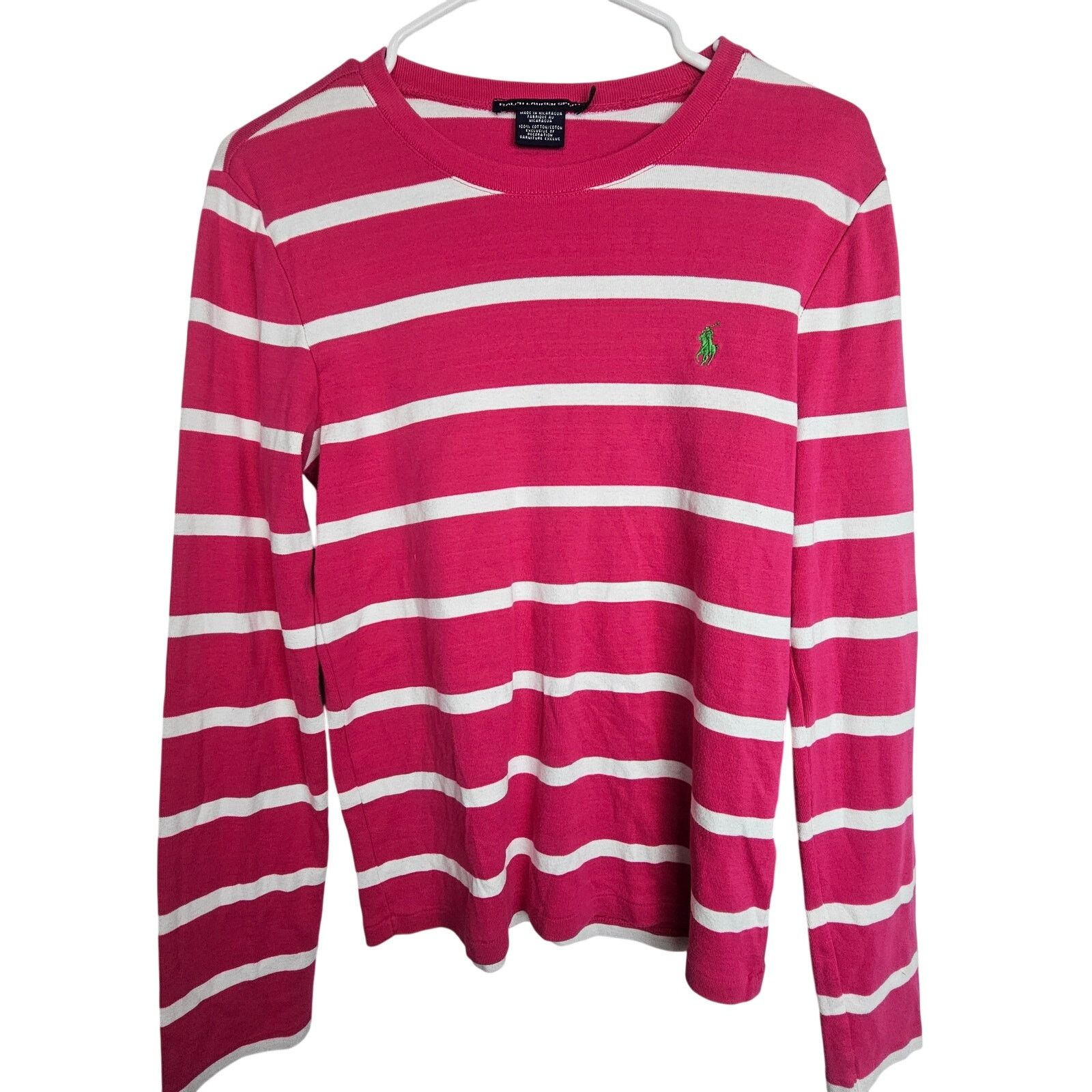 Ralph Lauren Sport Ralph Lauren Sport Striped Shirt XL Classic Preppy Stretch Size XL / US 12-14 / IT 48-50 - 1 Thumbnail