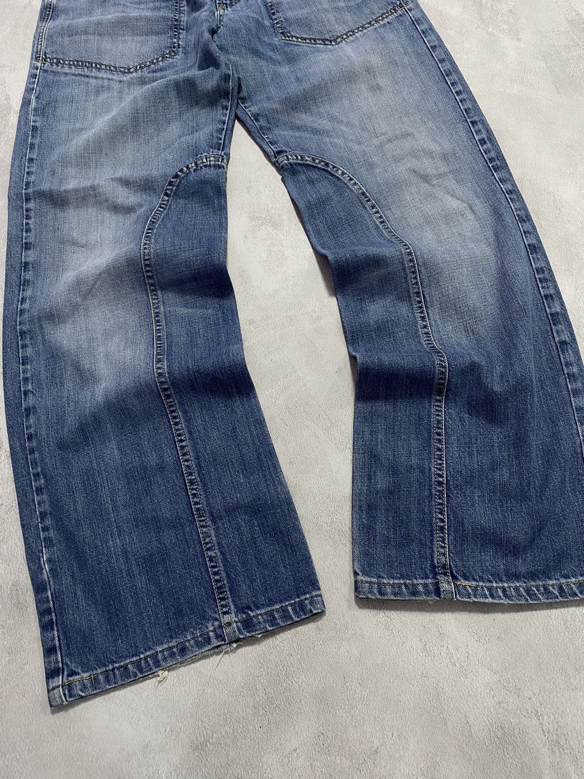 GAS × Japanese Brand × Vintage 👖Vintage 90s Gas Jeans Distressed Denim Multi-pocket Size US 32 / EU 48 - 2 Thumbnail