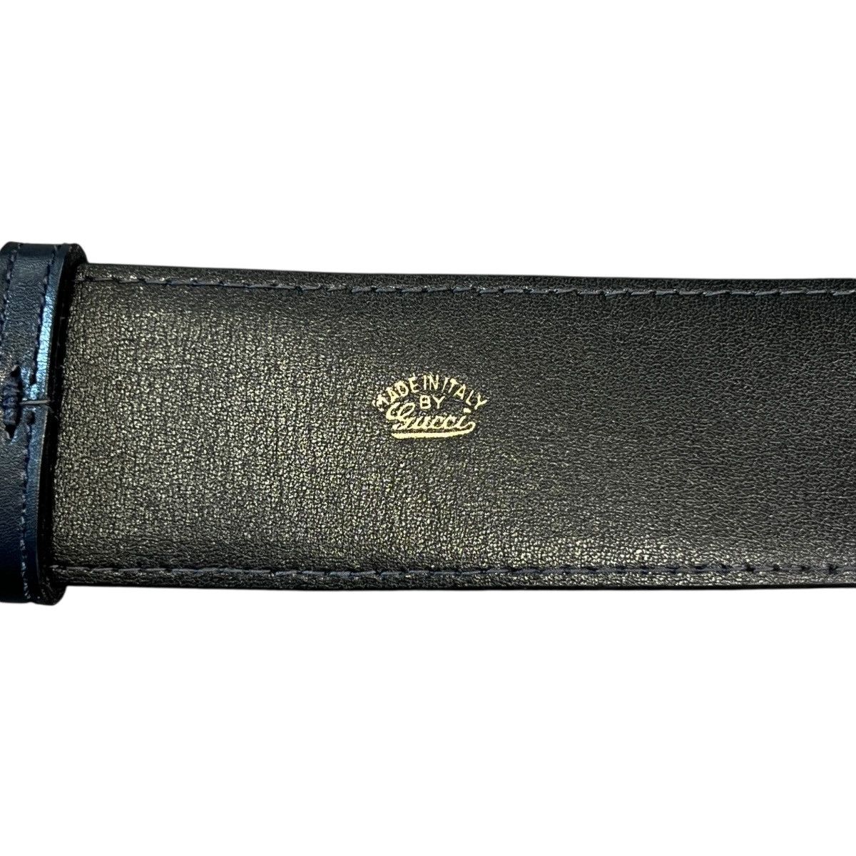 Gucci GUCCI Vintage Interlocking G Logo Black Leather Belt Size ONE SIZE - 6 Thumbnail