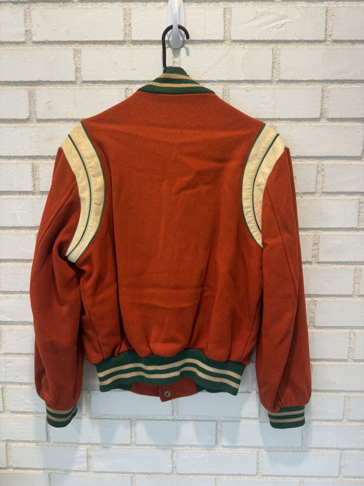 Vintage Vintage 50s Red Varsity Letterman Jacket Union made in USA Size US S / EU 44-46 / 1 - 6 Thumbnail