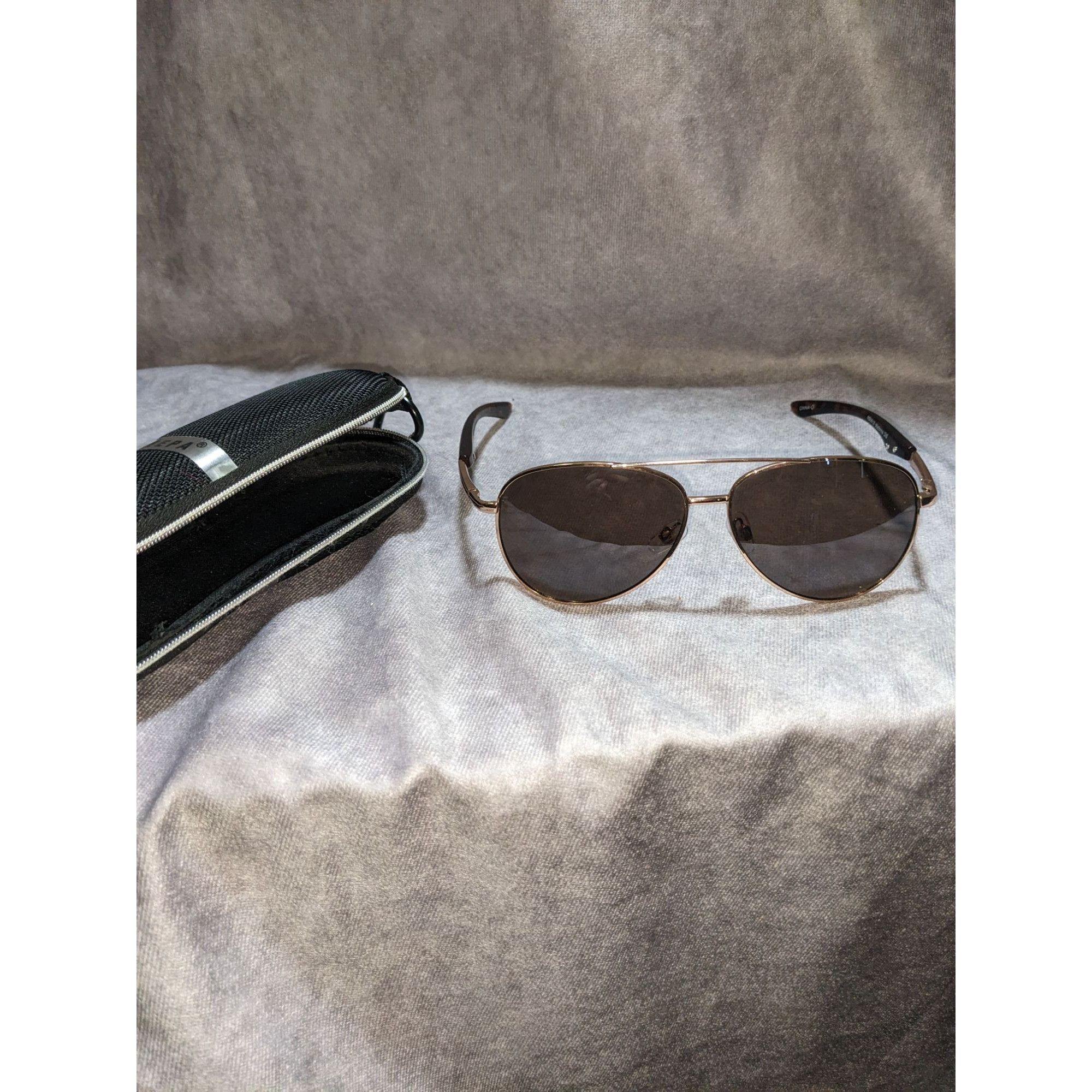 Other Rose Gold Tortoise Shell Aviator Sunglasses With Protective Size ONE SIZE - 6 Thumbnail