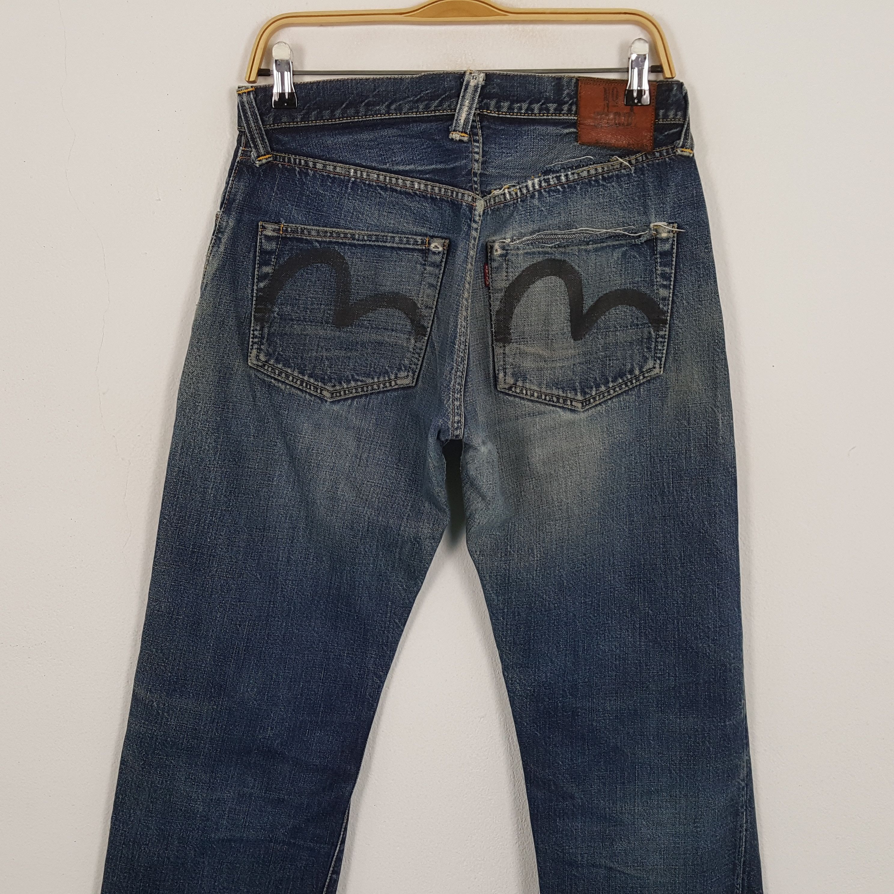 Evisu × Japanese Brand × Vintage Vintage EVISU Japanese Brand Daicock Custom Design Jeans Size US 29 - 5 Thumbnail