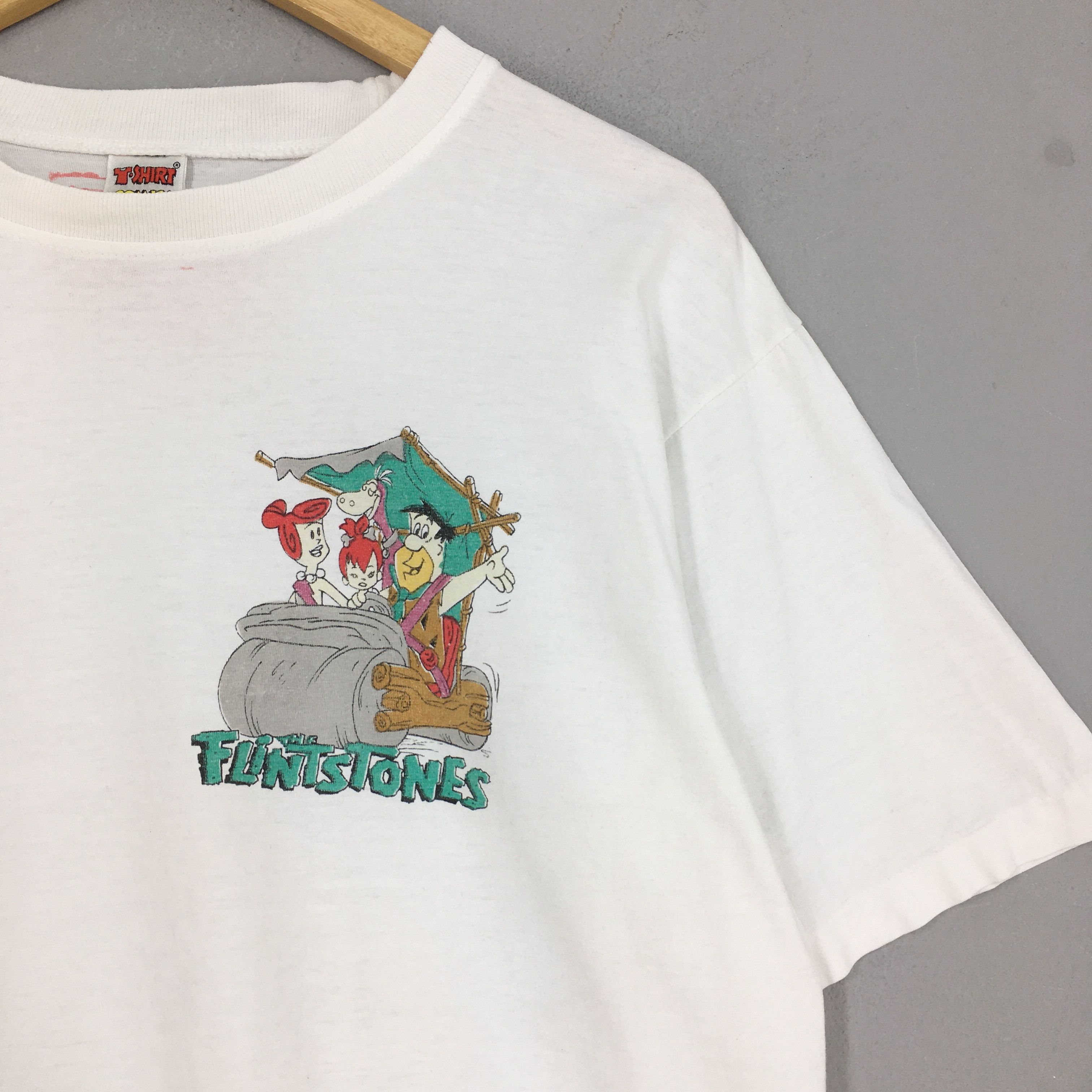 Cartoon Network × Vintage Vintage 90s The Flintstones American Sitcom Tshirt Medium Size US M / EU 48-50 / 2 - 3 Thumbnail