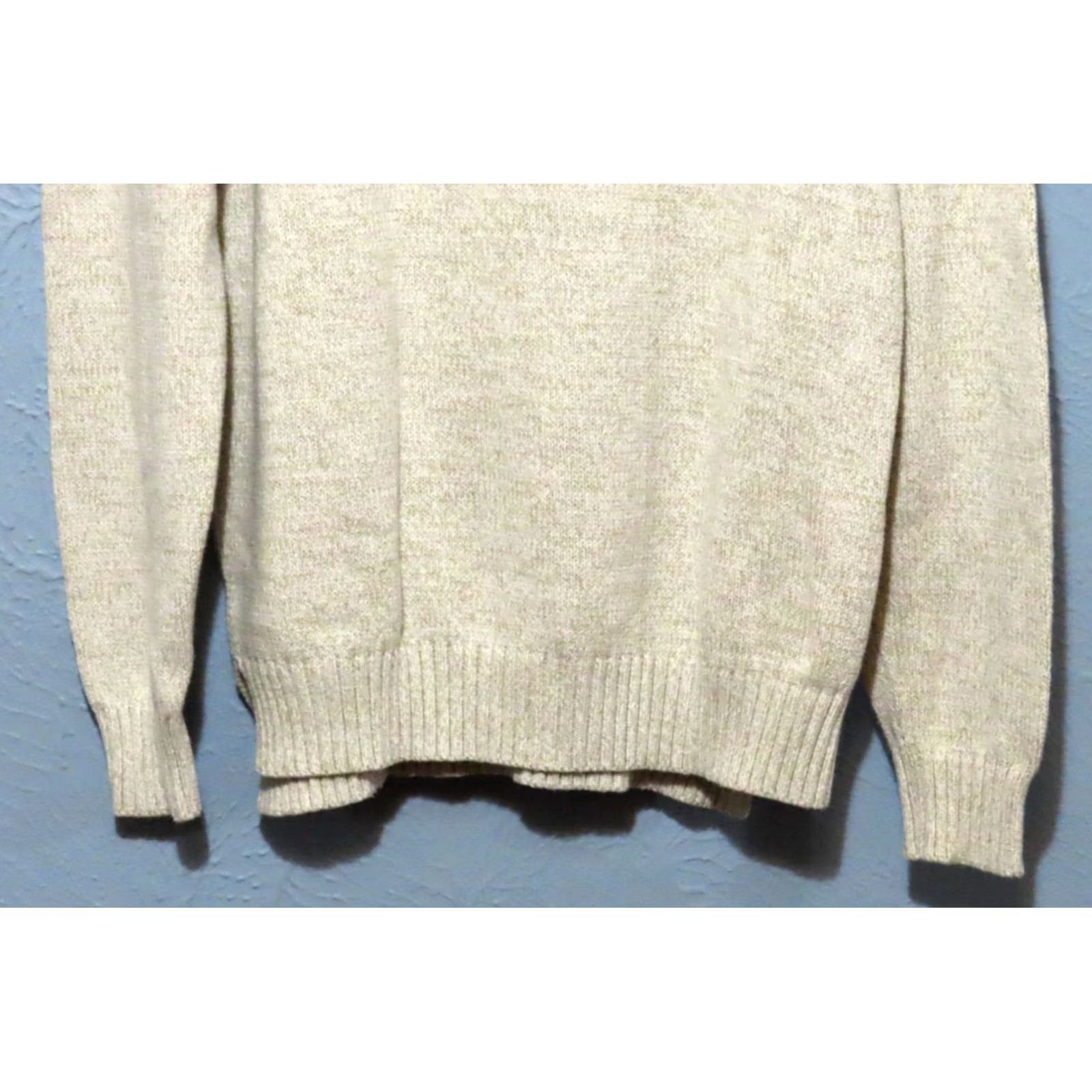 BKE BKE Men's L White Gray Hooded Tight-Knit Sweater Size US L / EU 52-54 / 3 - 2 Thumbnail