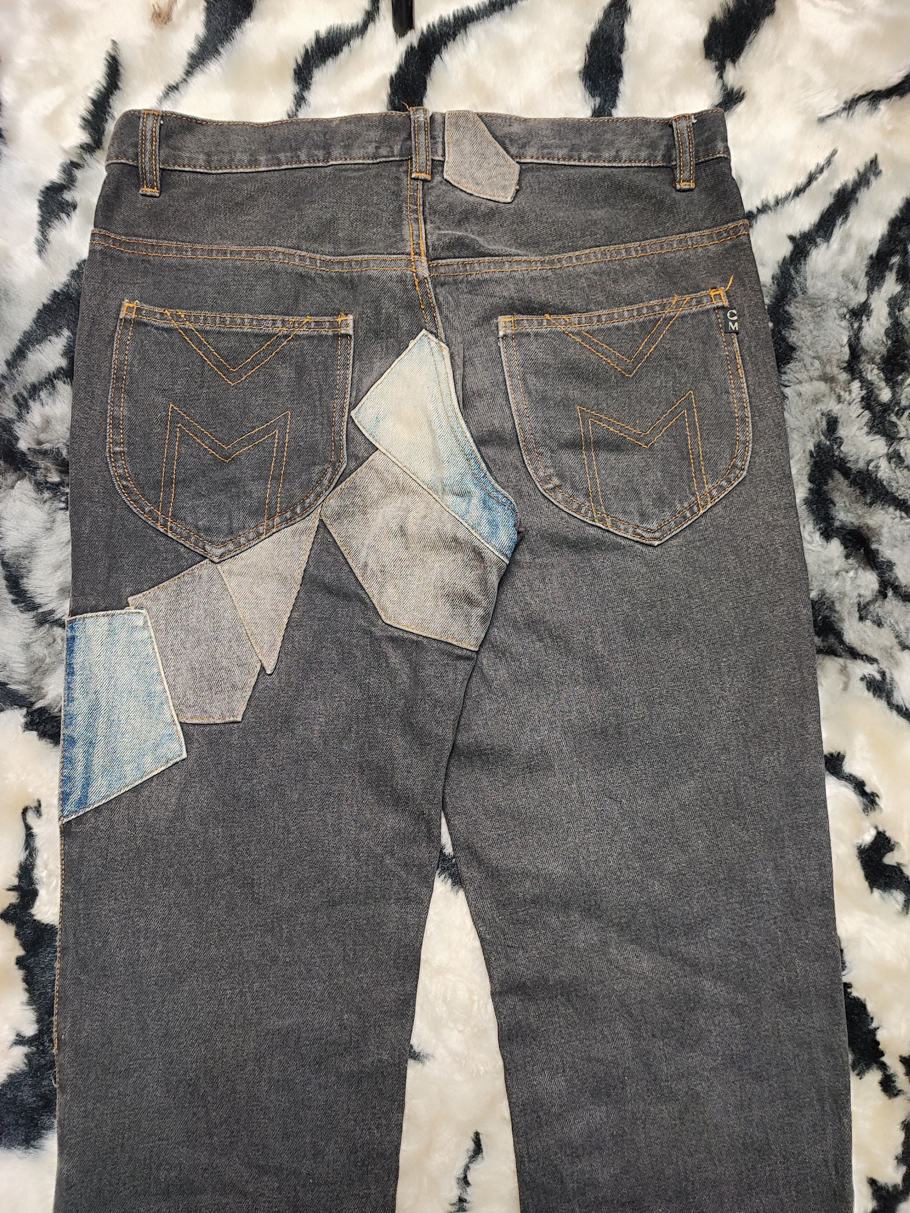 Japanese Brand Morgan Homme Patch Work Denim Size US 32 / EU 48 - 16 Thumbnail