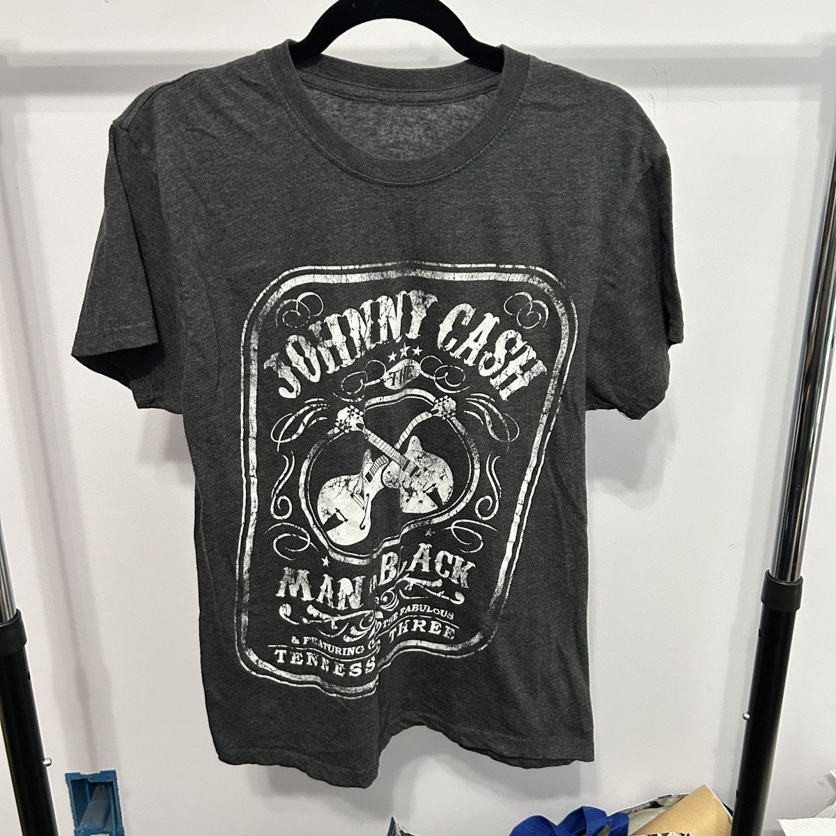 Other Cash Johnny Cash Gray Graphic Music Tshirt Size M - "Bennet" Size US M / EU 48-50 / 2 - 2 Thumbnail