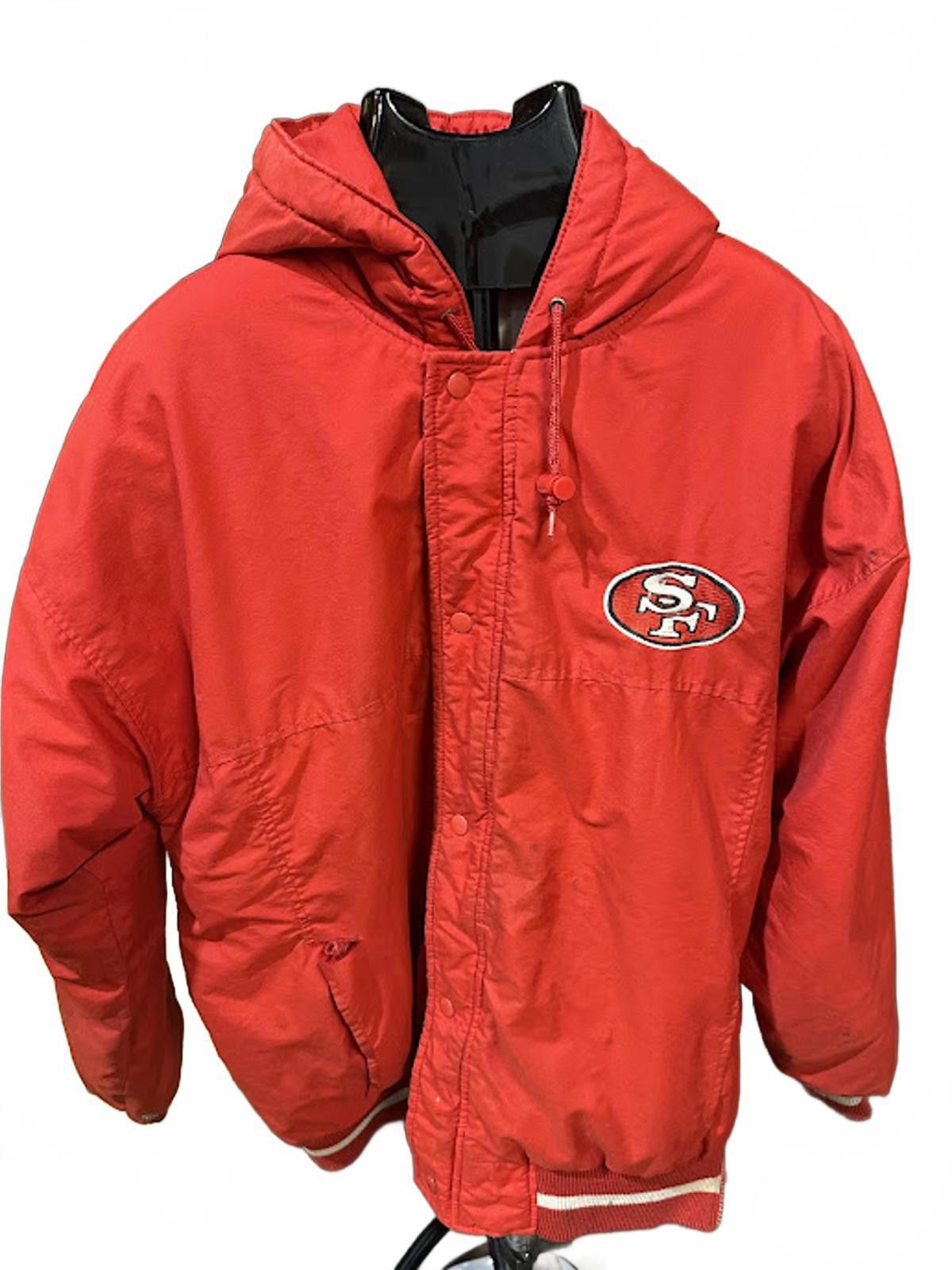 Starter Vintage 49ers Starter Hooded Jacket L Size US L / EU 52-54 / 3 - 1 Thumbnail
