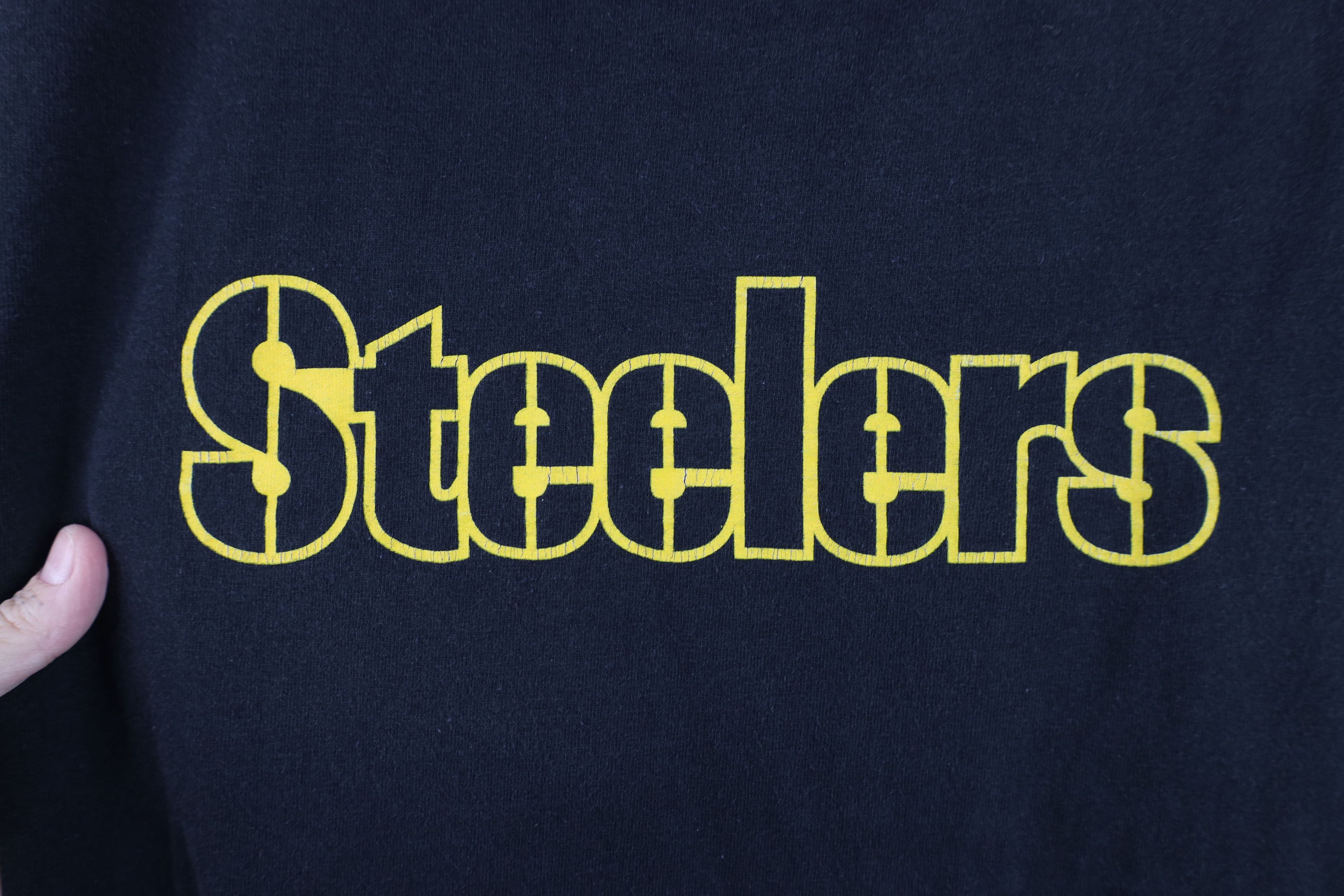 Vintage Vintage 90s Pittsburgh Steelers Football Long Sleeve T-Shirt Size US L / EU 52-54 / 3 - 4 Thumbnail