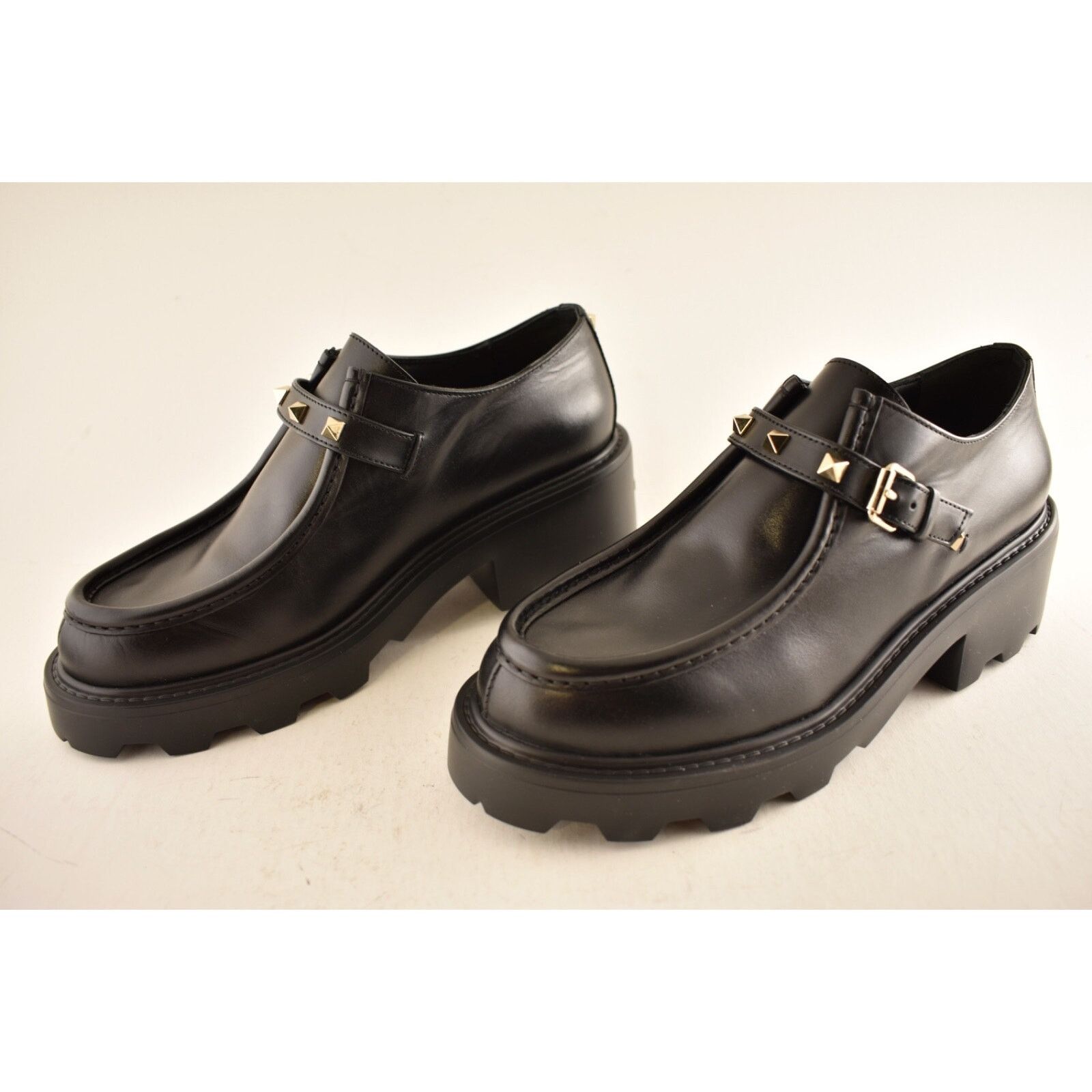 Valentino Valentino Garavani Rockstud 55mm Single Monk Black Size US 9 / IT 39 - 12 Thumbnail