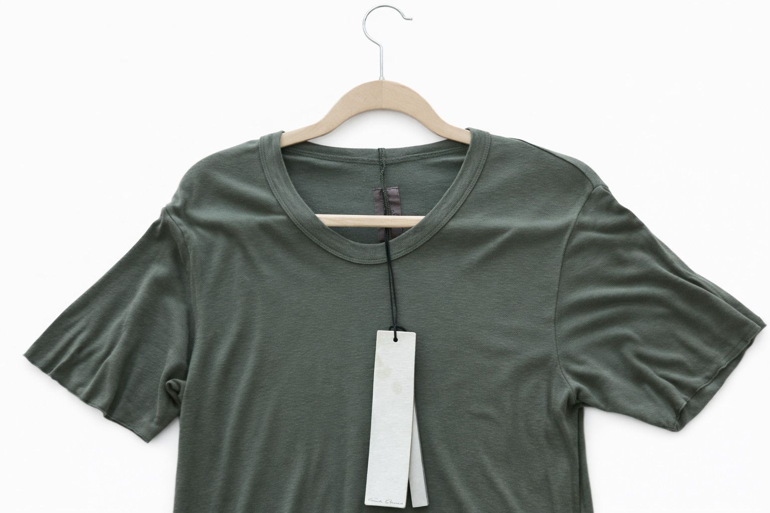 Rick Owens Rick Owens Mainline Basic Tee – Jade Green – Size S Size US S / EU 44-46 / 1 - 5 Thumbnail