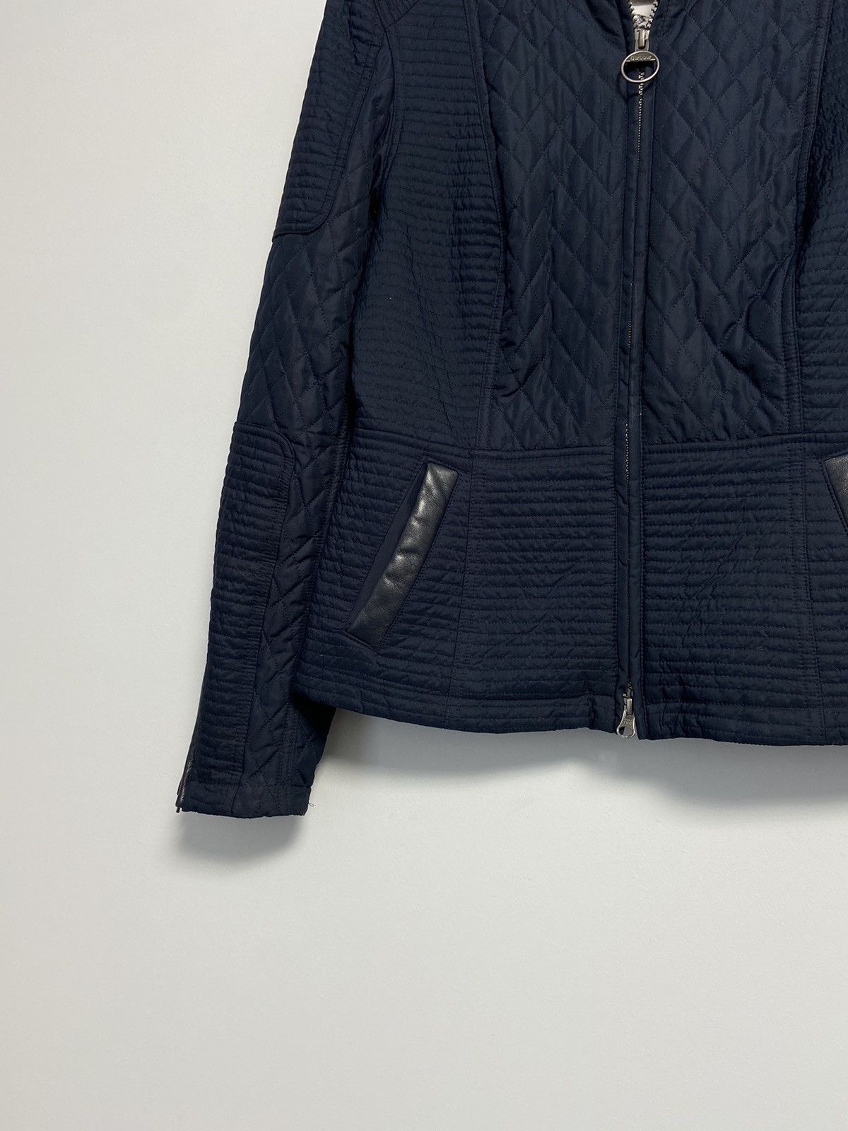 Barbour Barbour Black Streak International Extractor Quilt Jacket Size L / US 10 / IT 46 - 3 Thumbnail
