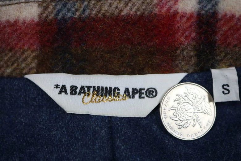 Bape bape plaid double-breasted wool coat Size US S / EU 44-46 / 1 - 4 Thumbnail