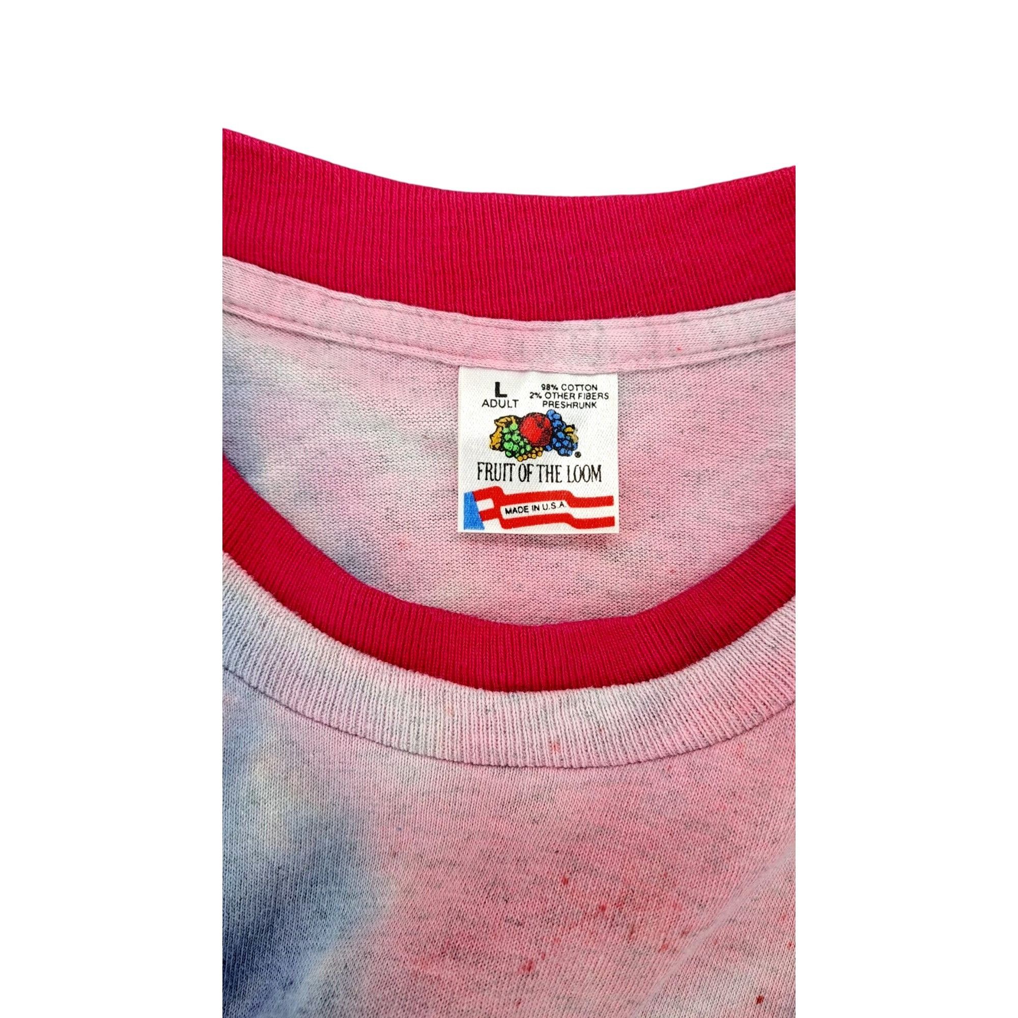 Fruit Of The Loom Vintage Fruit Of The Loom Hand Tie-Dye T-Shirt Men Large Size US L / EU 52-54 / 3 - 4 Thumbnail