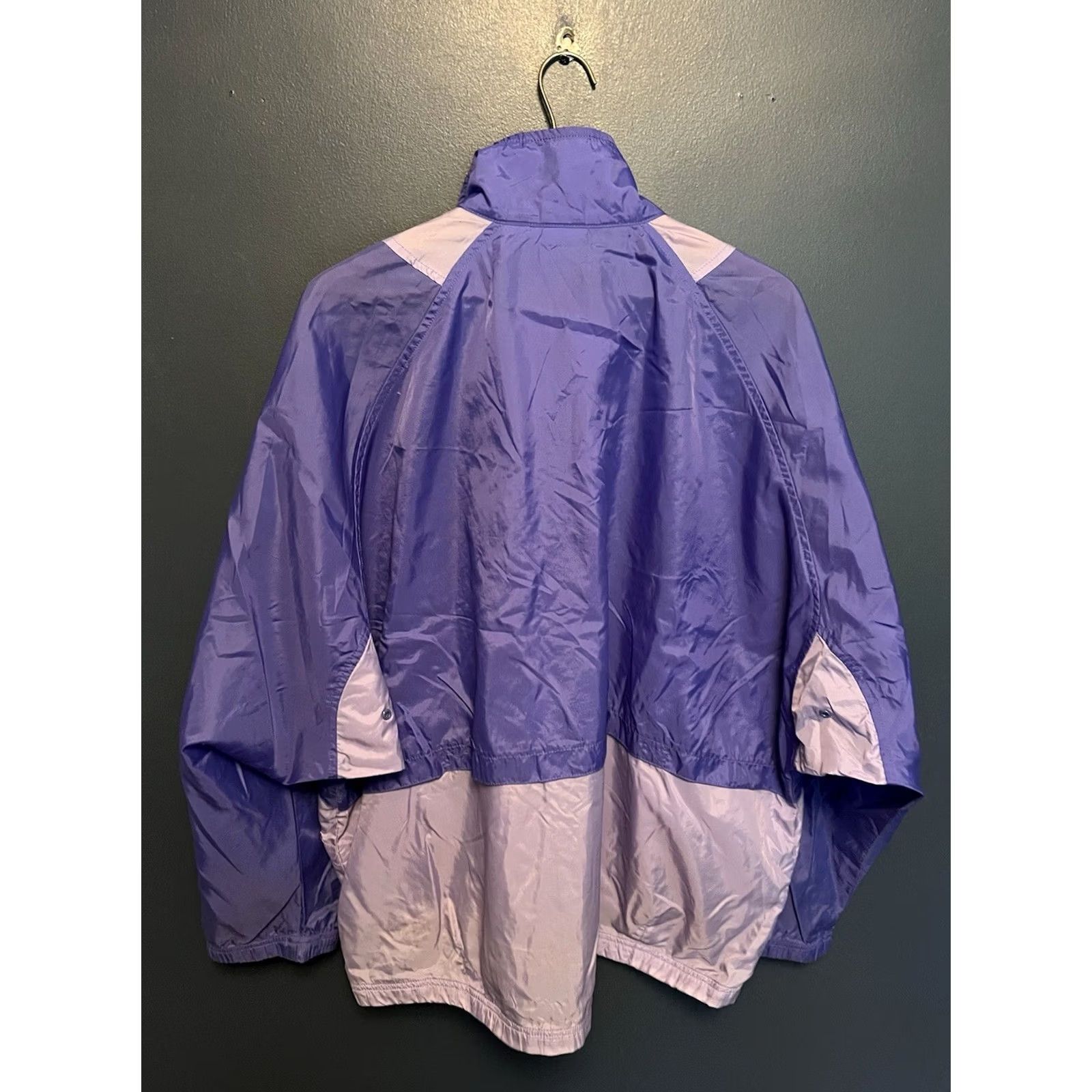 Nike VINTAGE Nike Air Women’s Windbreaker Jacket XL Purple 90s USA Women Size XL / US 12-14 / IT 48-50 - 4 Thumbnail
