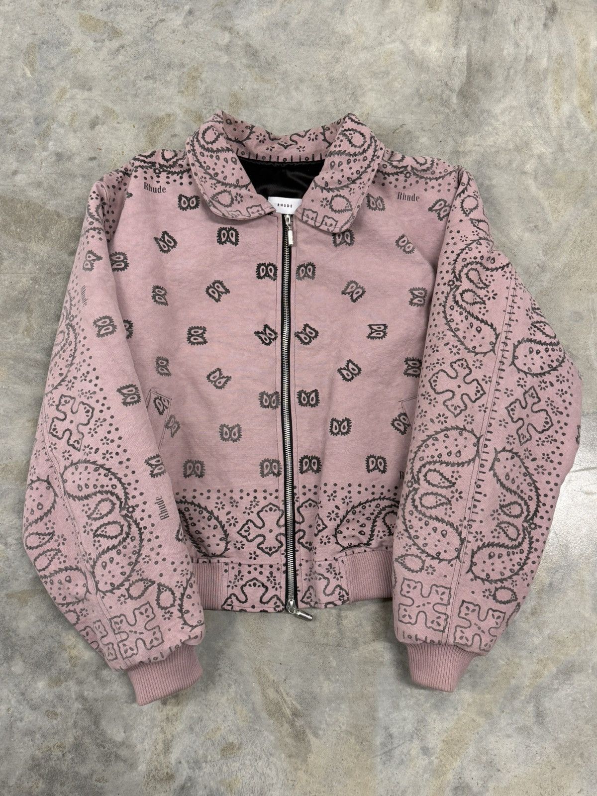 Rhude Rhude Paisley Bandana Bomber Jacket Size US XL / EU 56 / 4 - 1 Thumbnail