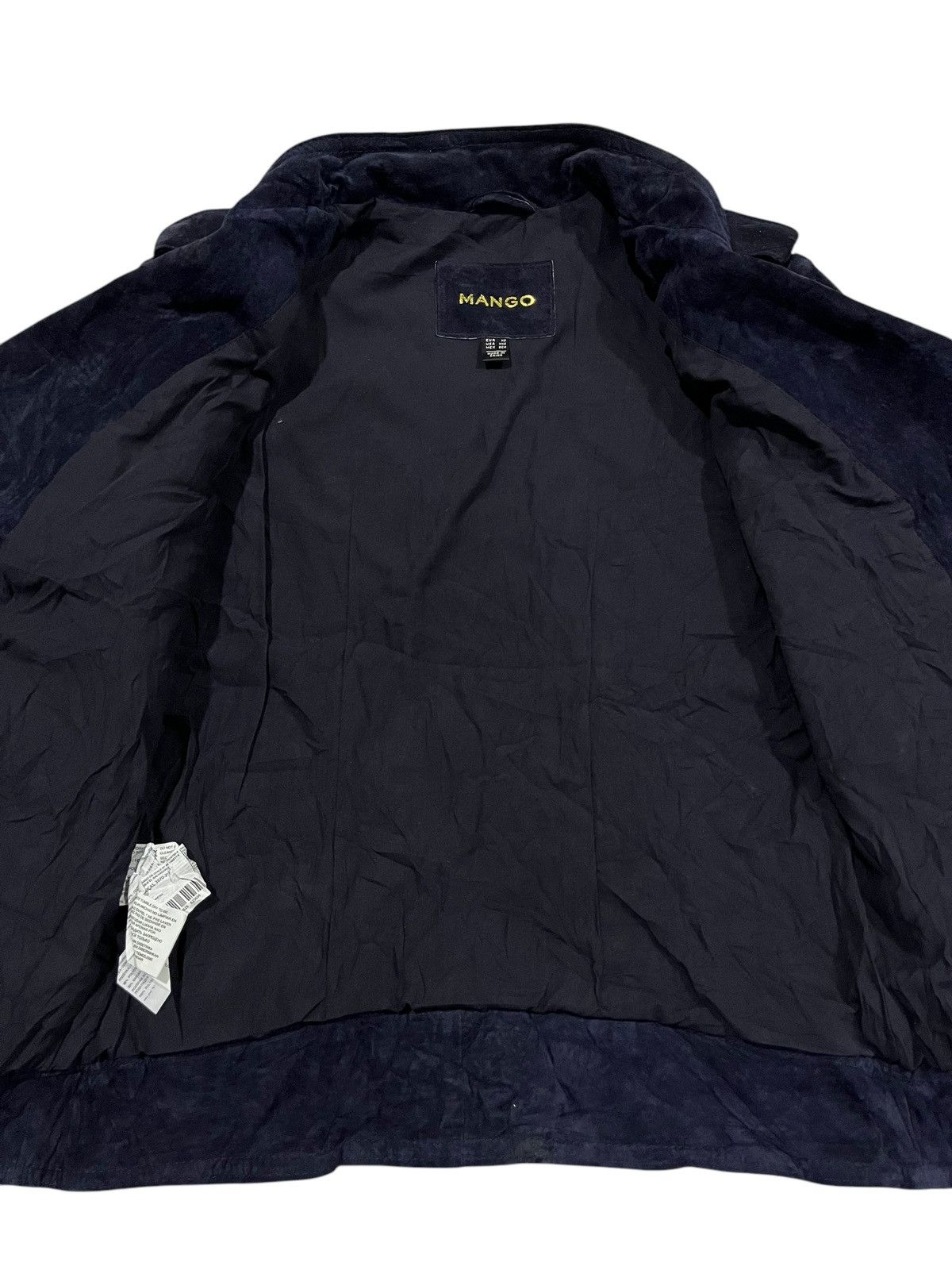 If Six Was Nine MANGO DOUBLE COLLAR IFSIXWASNINE SUEDE ZIPPER BIKER JACKET Size XS / US 0-2 / IT 36-38 - 8 Thumbnail