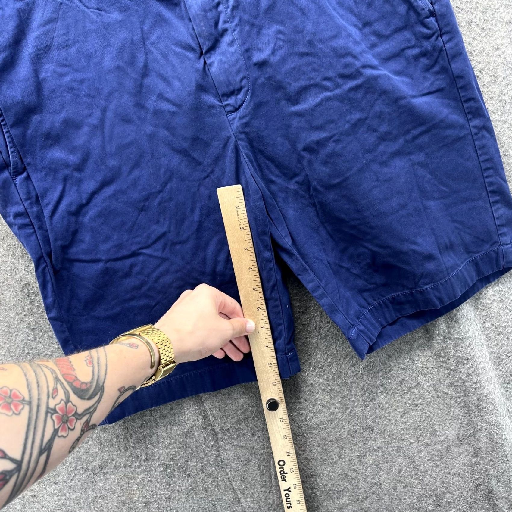 Brooks Brothers Brooks Brothers Shorts Bermuda Mens 36 Blue 100% Cotton Chino Casual Golf Flat Front Zip Fly Pocketed Waist 36 Navy Boys? Size US 36 / EU 52 - 7 Thumbnail