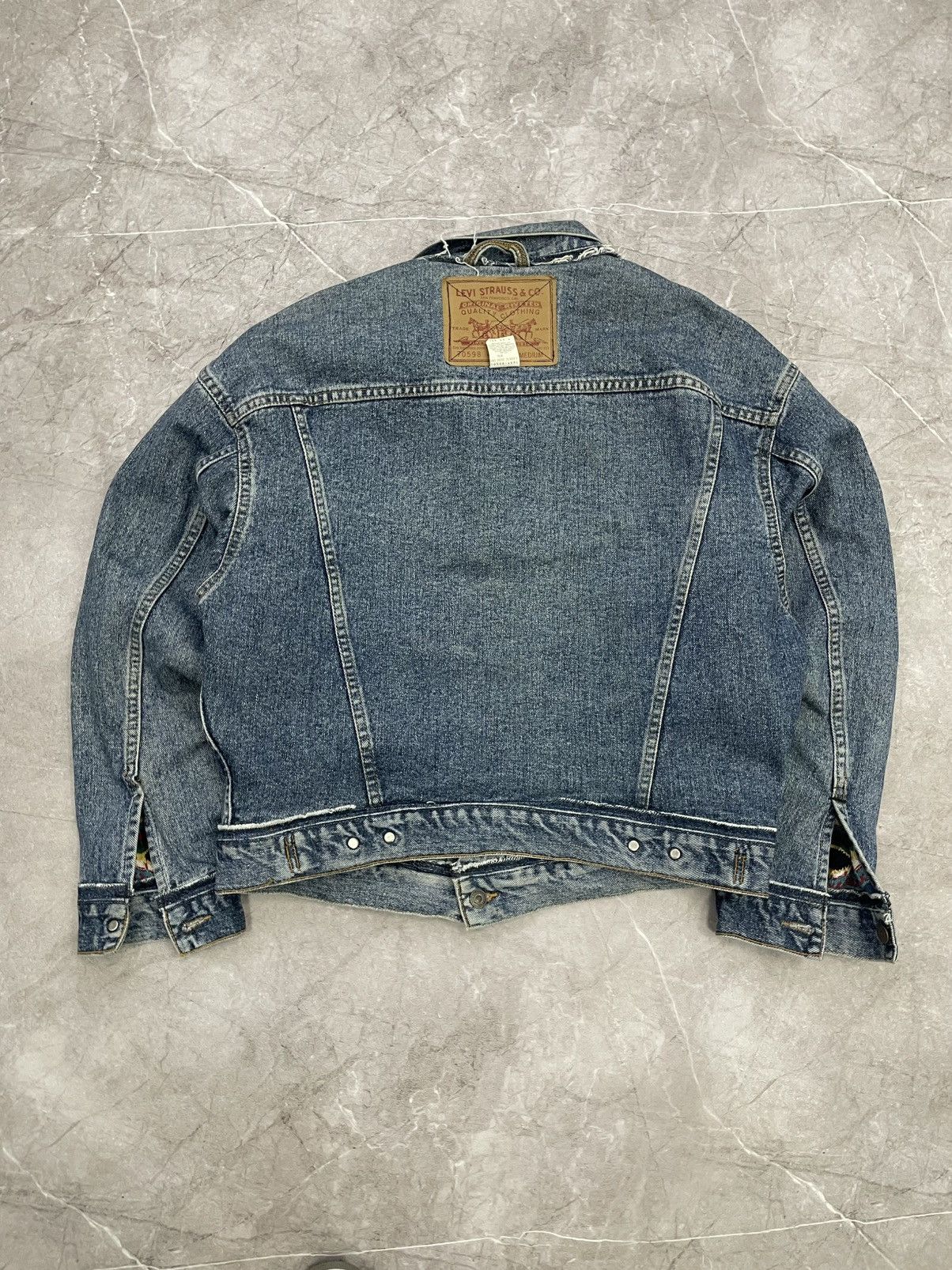 Coogi × Japanese Brand × Vintage REWORKED JAPITAL STYLE REVERSIBLE LEVIS COOGI JACKET Size US M / EU 48-50 / 2 - 12 Thumbnail