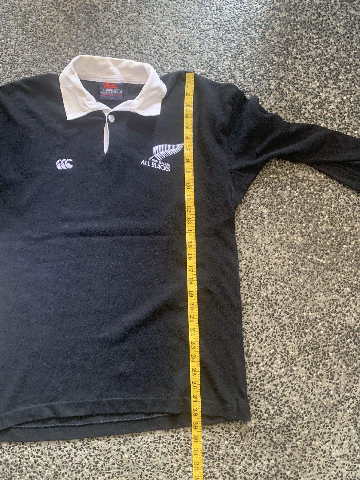 Canterbury of New Zealand × Vintage Vintage 90s Canterbury Of New Zealand All Blacks Rugby Shirt Size US L / EU 52-54 / 3 - 9 Thumbnail