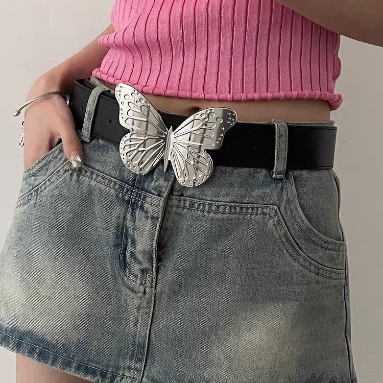 VIBE New Design Vintage Belt Riveted Belts Menswear Accessories Size ONE SIZE - 2 Thumbnail