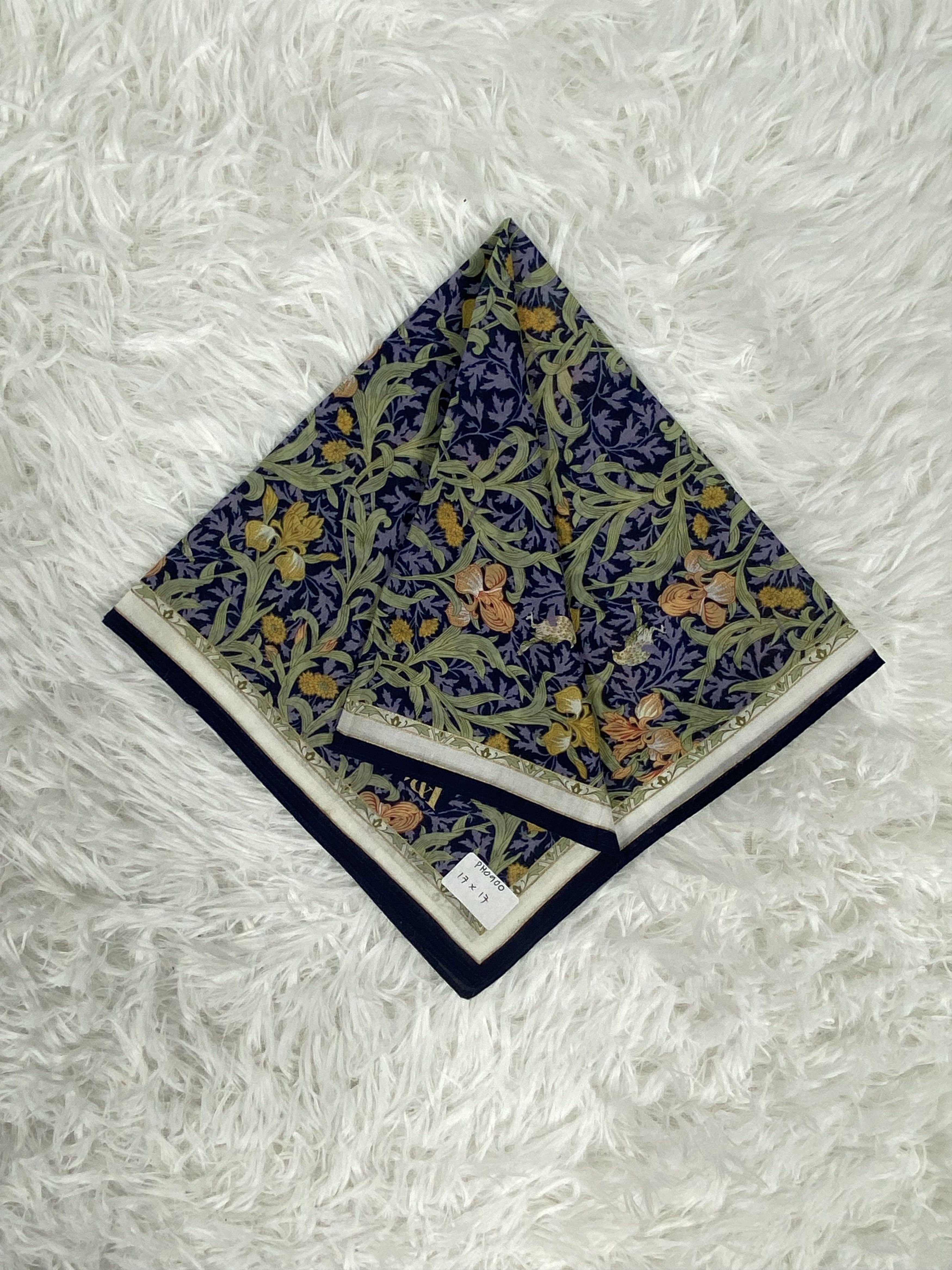 Designer × Vintage Vintage V&I Handkerchief Neckerchief PH0900 Size ONE SIZE - 1 Thumbnail