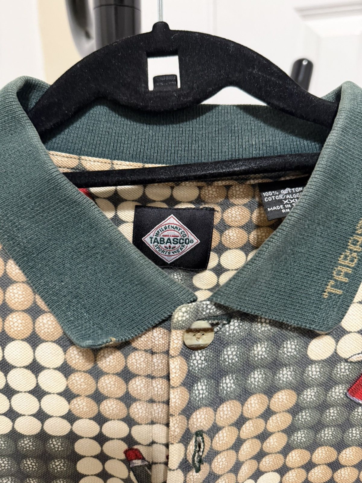 Vintage Vintage Tabasco promotional Polo Size US XXL / EU 58 / 5 - 4 Thumbnail