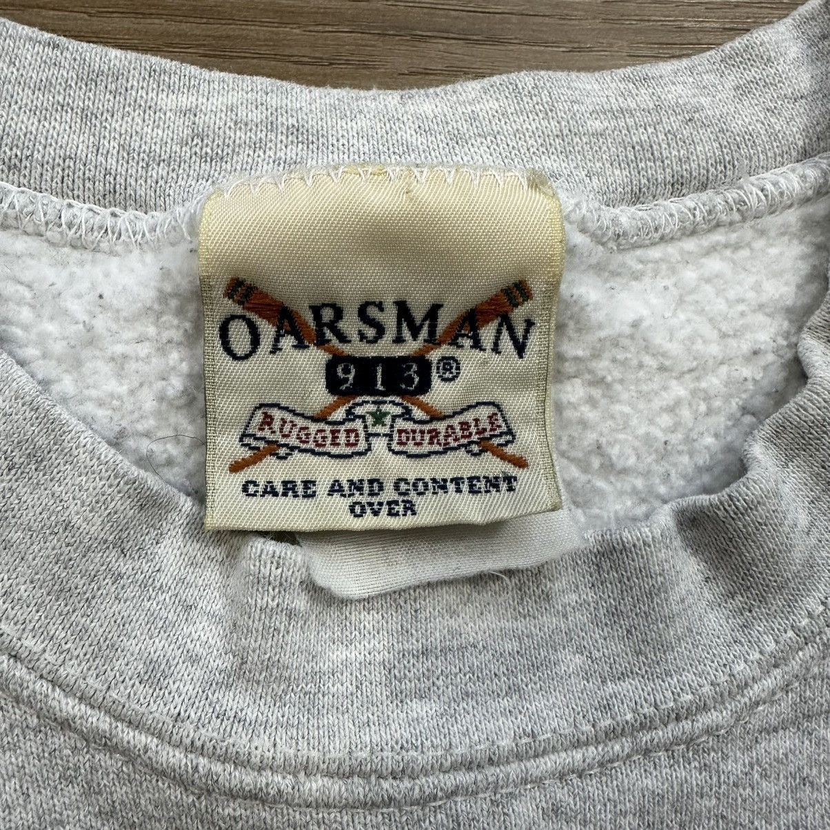NCAA Vintage 90s Oarsman Kansas Jayhawks Crewneck Sweatshirt Size US L / EU 52-54 / 3 - 6 Thumbnail