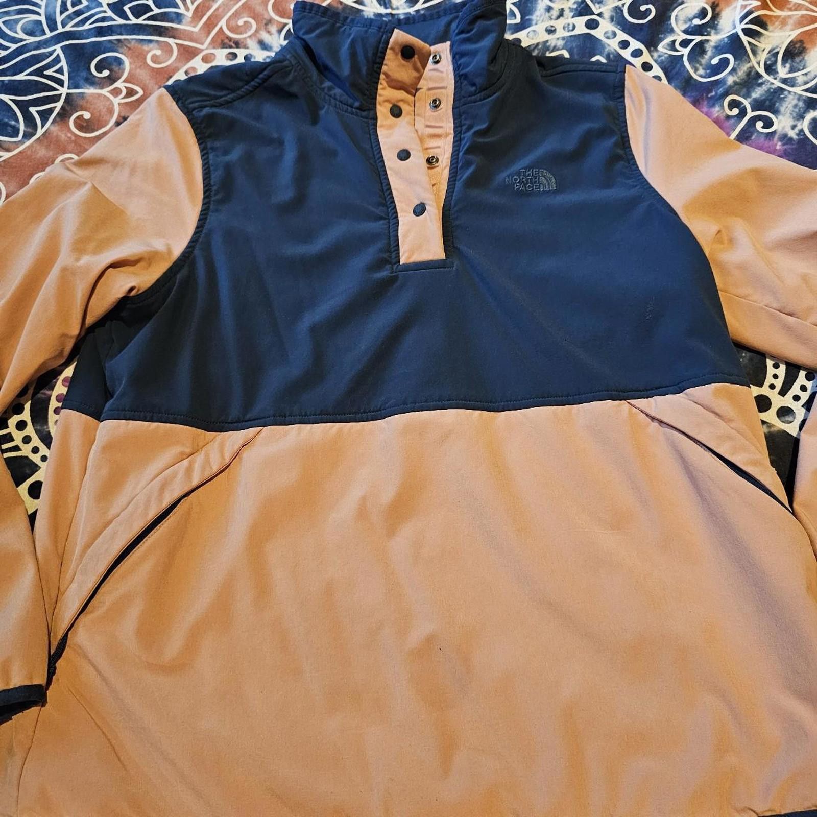 The North Face The North Face Women's Pink and Navy Pullover Size L / US 10 / IT 46 - 2 Thumbnail