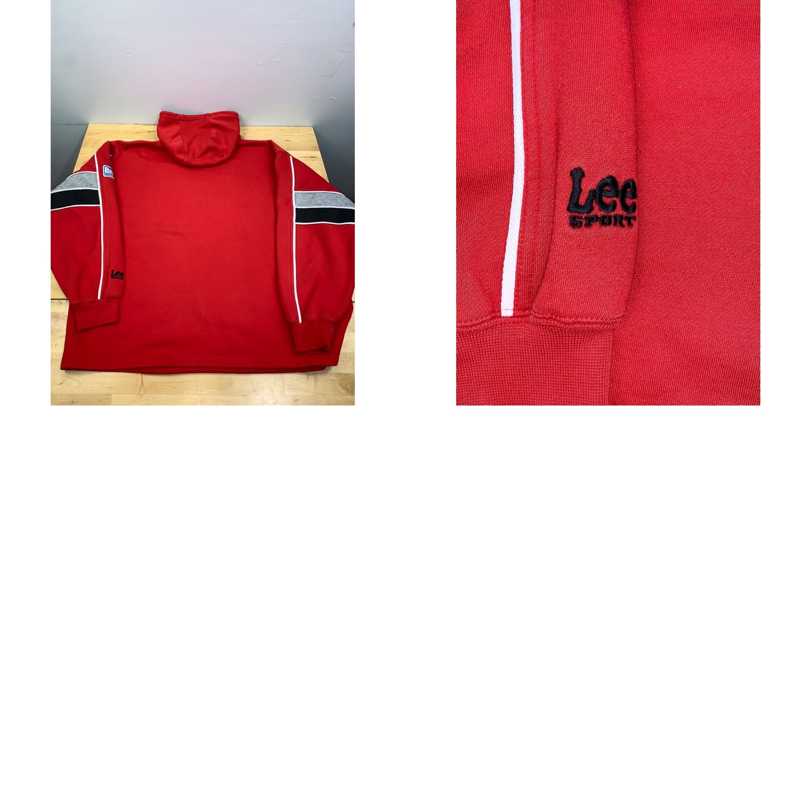 Lee VINTAGE Lee Hoodie Mens XL Red Big 10 Conference Wisconsin Badgers Pullover Size US XL / EU 56 / 4 - 8 Thumbnail