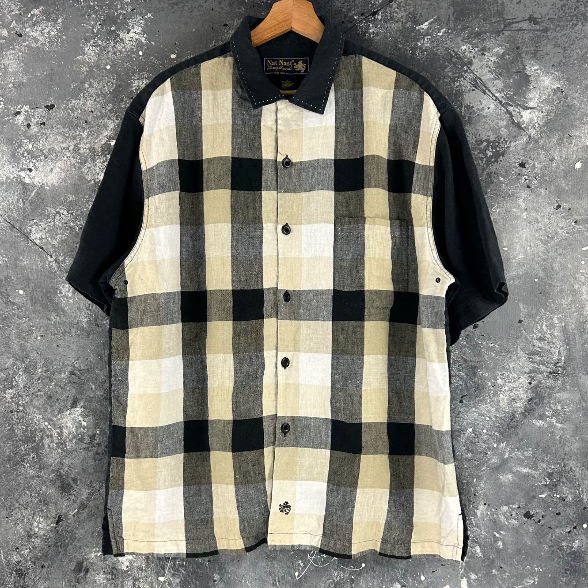 Nat Nast Vintage 1990’s Nat Nast geometric cholo button down shirt Size US L / EU 52-54 / 3 - 1 Thumbnail
