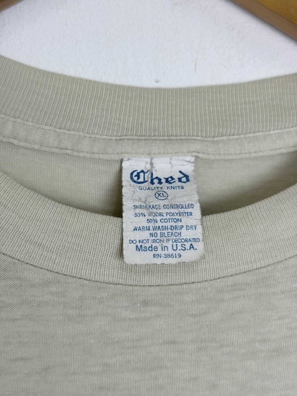 Vintage 80’s Promo-tee Baptist Church. Size US XL / EU 56 / 4 - 4 Thumbnail