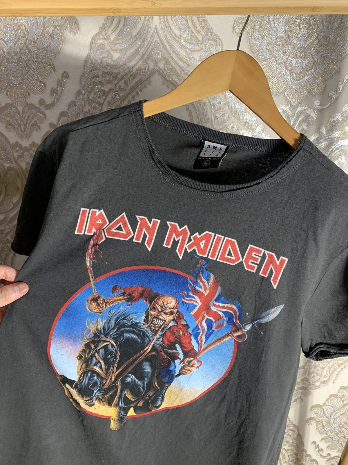 Iron Maiden × Vintage VINTAGE IRON MAIDEN ROCK T-SHIRT TOUR 2015 METAL Y2K RARE Size US XL / EU 56 / 4 - 5 Thumbnail