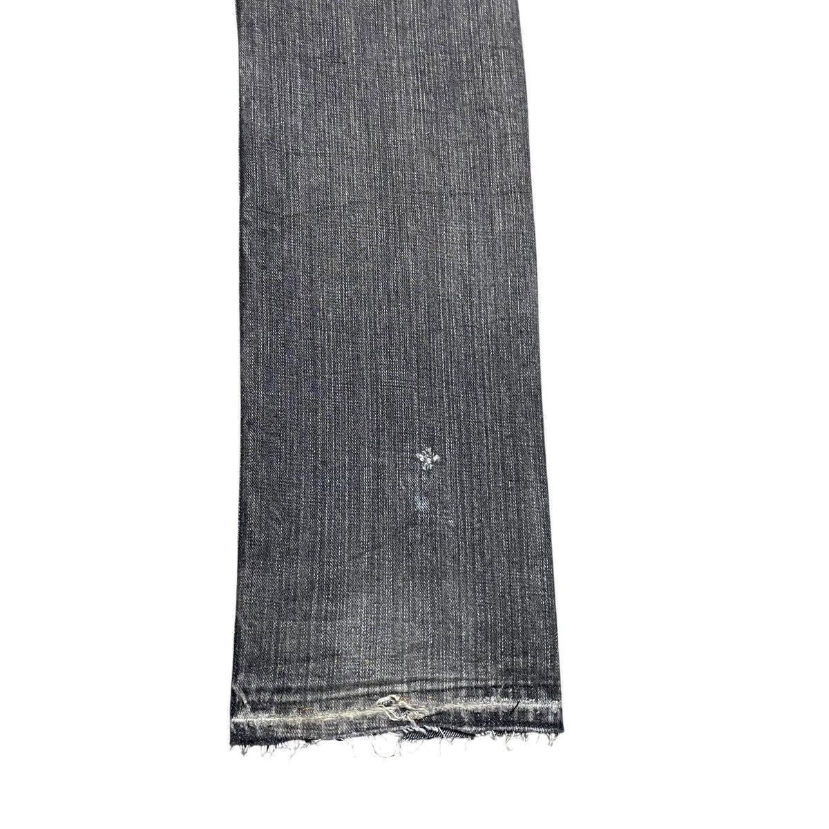 Hysteric Glamour Vintage X-Girl Distressed Denim Faded Black Jeans Size US 30 / EU 46 - 15 Thumbnail