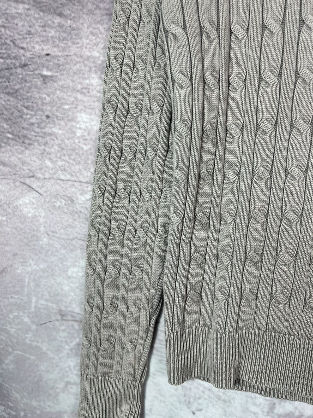 Massimo Dutti Massimo Dutti Luxury Cotton Cable Knit Jumper Sweater Size US M / EU 48-50 / 2 - 4 Thumbnail