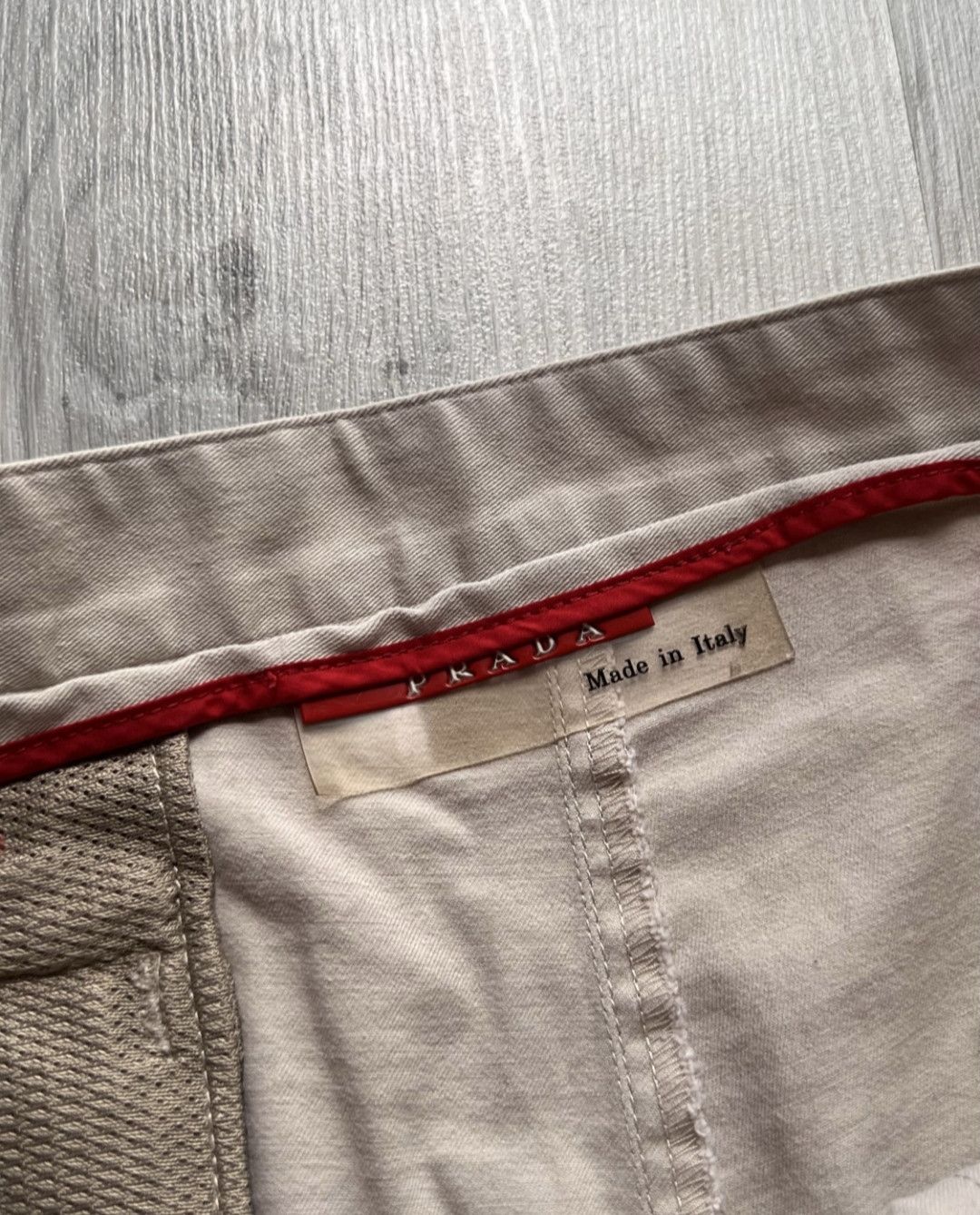 Prada Vintage Prada Red Tab Shorts Size US 30 / EU 46 - 7 Thumbnail
