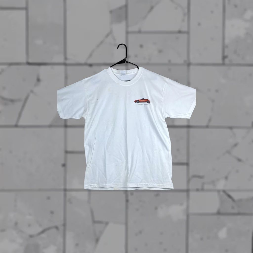 Gildan Gildan Mens Large White Little Red Corvette Chevy Graphic Tee T-Shirt Size US L / EU 52-54 / 3 - 1 Thumbnail
