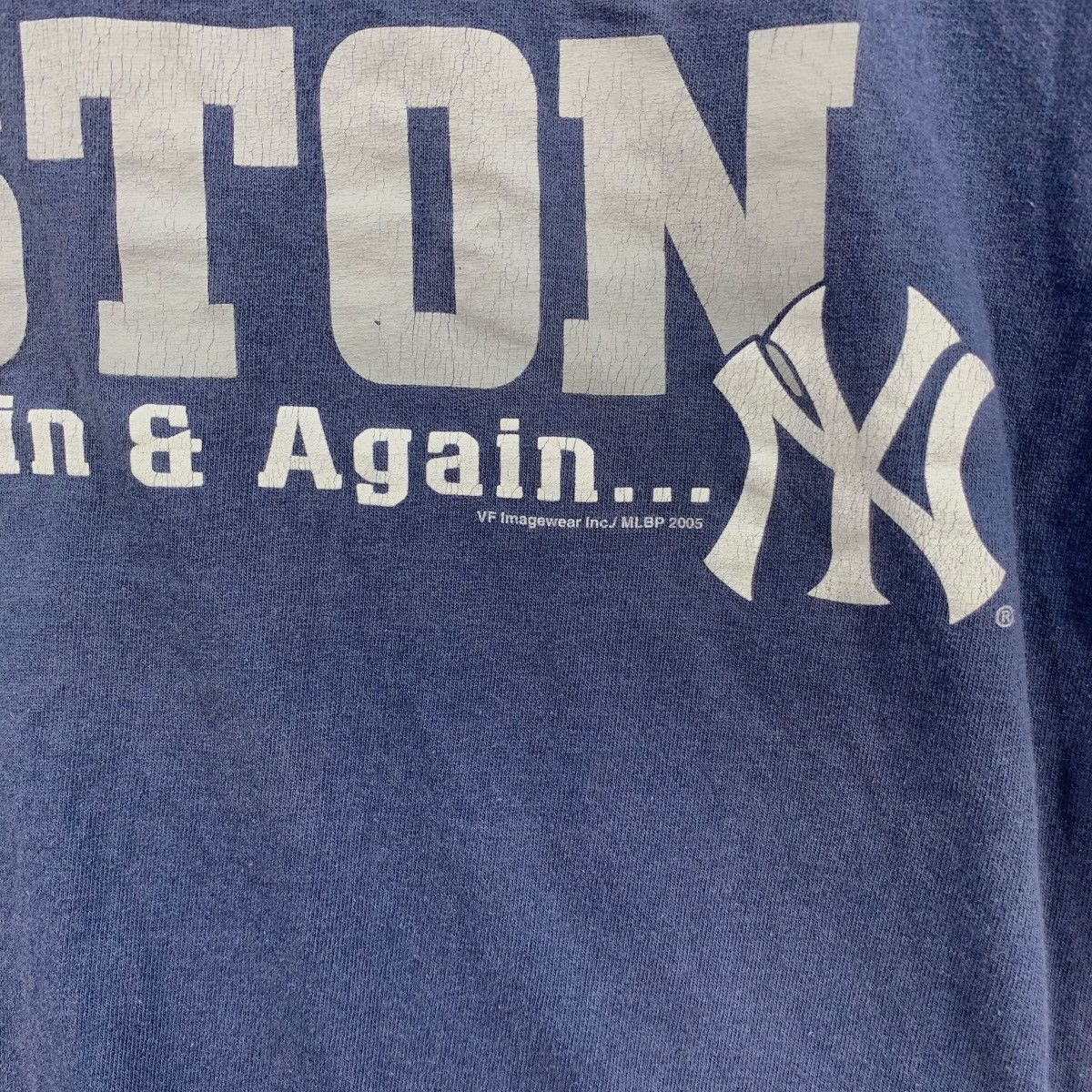 MLB Vintage MLB NEW YORK YANKEES Beat Boston Thrashed Tee Shirt Size M / US 6-8 / IT 42-44 - 6 Thumbnail